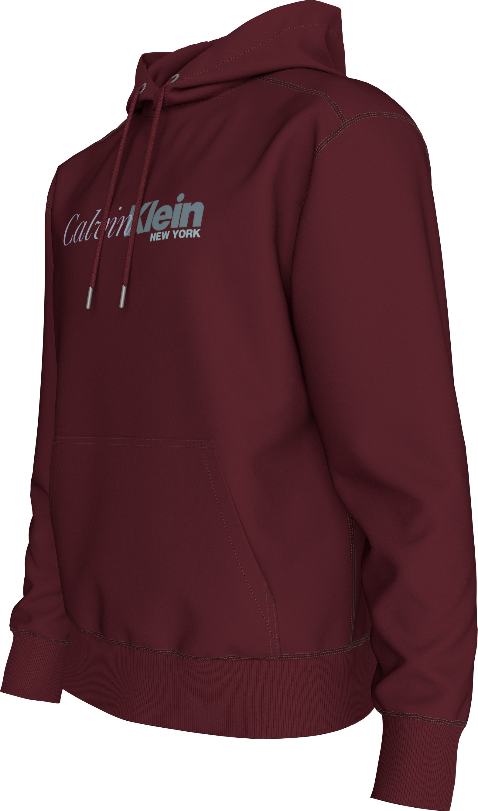 Calvin Klein Kapuzensweatshirt »LS EU 350TERRY CURSIVE GRAPHIC H«, regular fit, Logo-Schriftzug