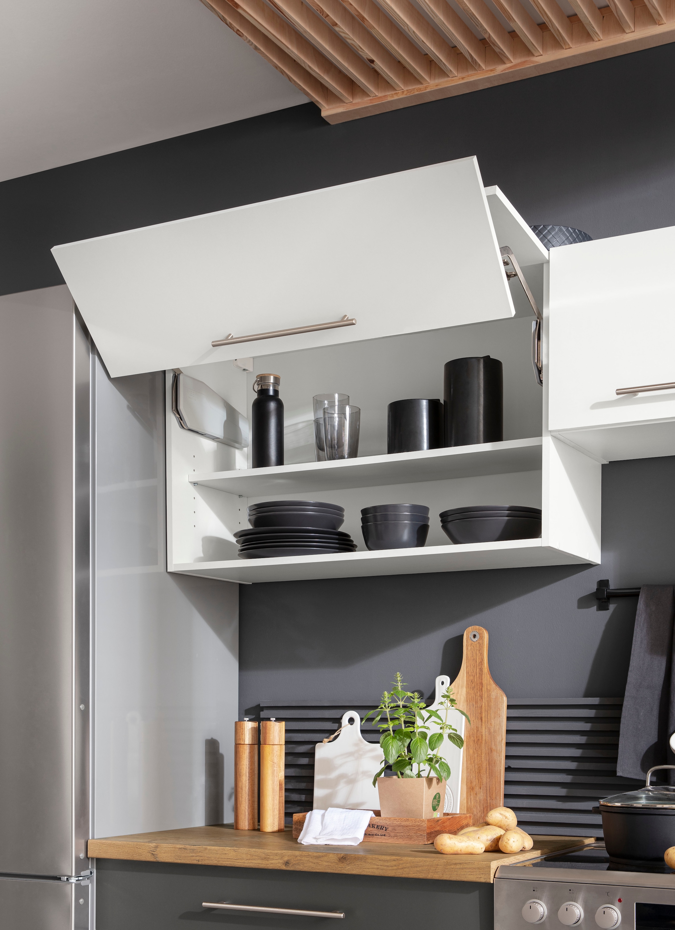 wiho Küchen Faltlifthängeschrank »Unna«, kaufen 90 Soft breit, mit cm OTTO bei Close Funktion