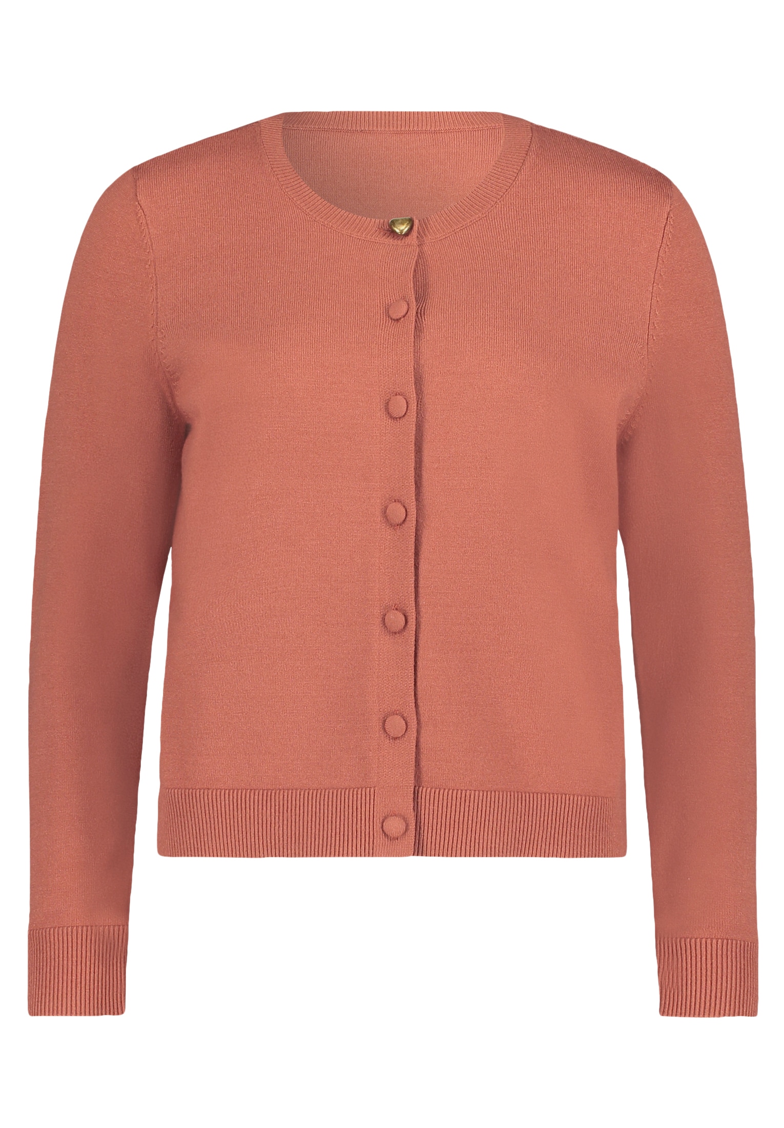 Cartoon Strickjacke »Feinstrickjacke mit Rundhalsausschnitt«