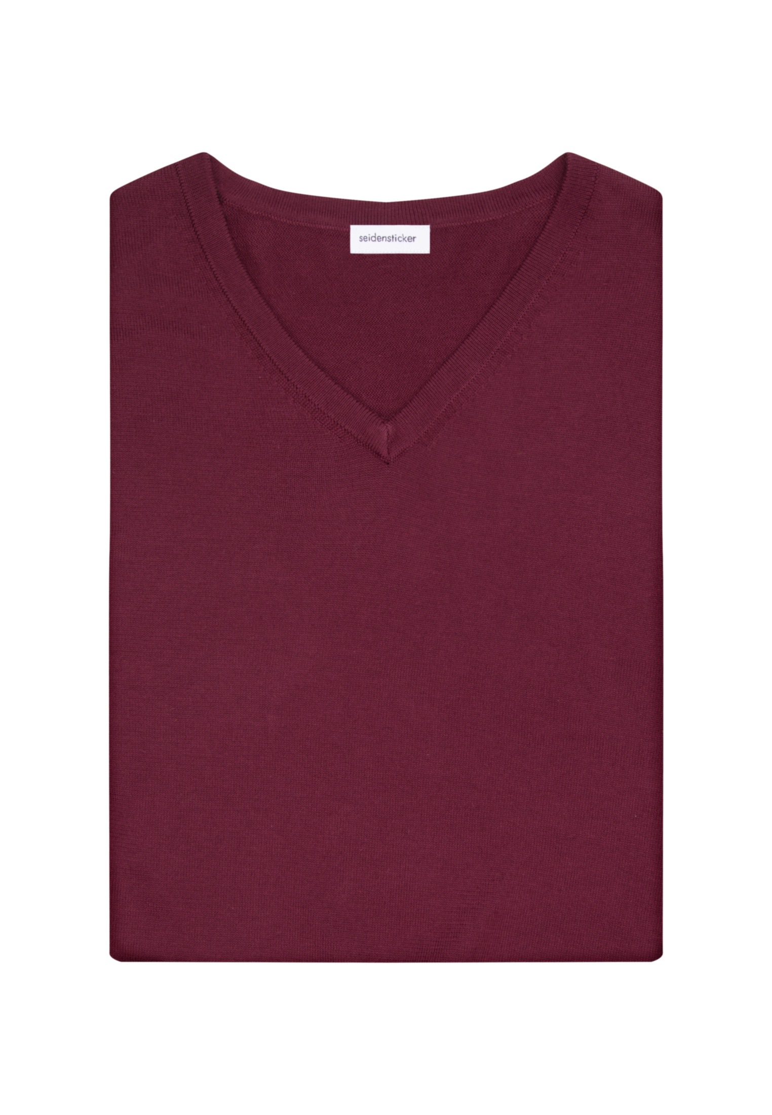 seidensticker Strickpullover »Schwarze Rose«, Langarm V-Neck Uni