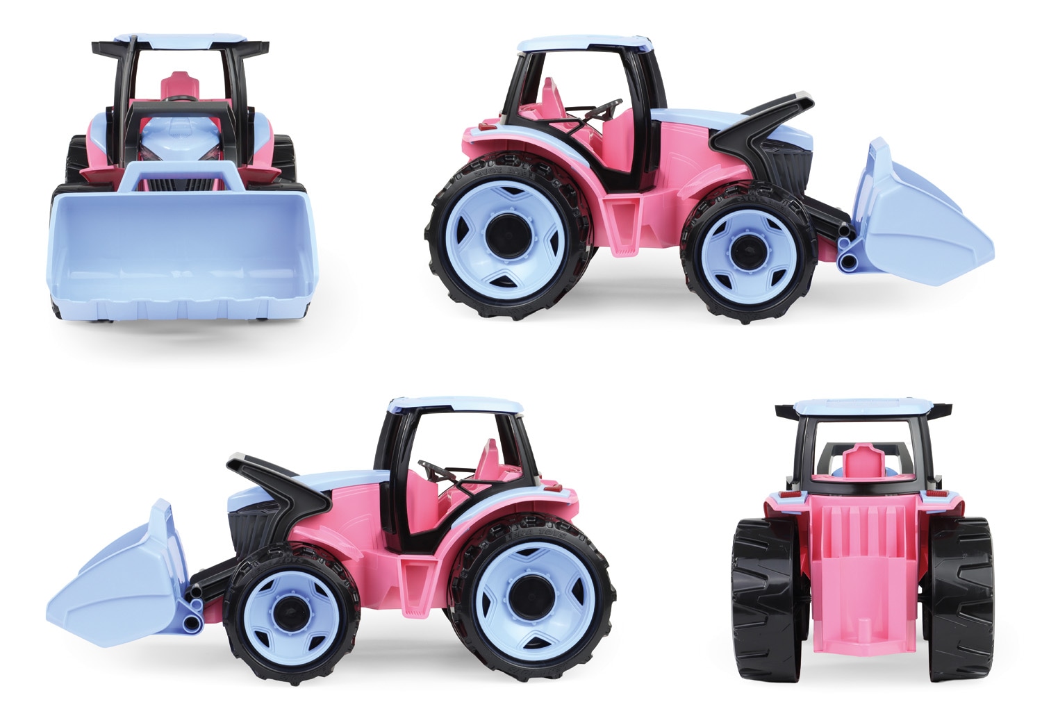 Lena® Spielzeug-Traktor »Giga Trucks Traktor mit Lader, Rosa« Made in Europe