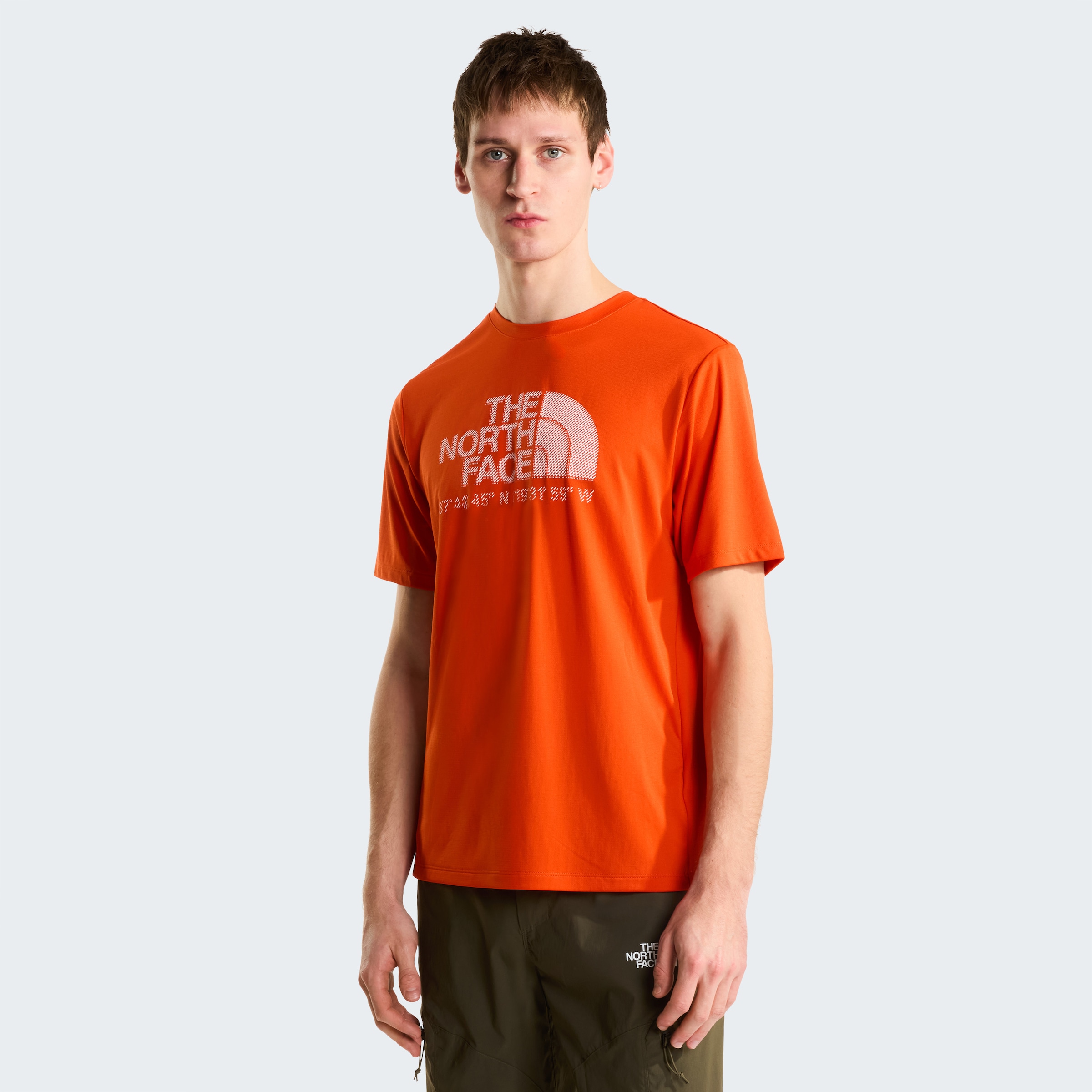 The North Face Funktionsshirt »M 24/7 S/S TEE LOGO GRAPHIC REG« sportliche Passform, kurze Ärmel, mit FlashDry™ Technologie