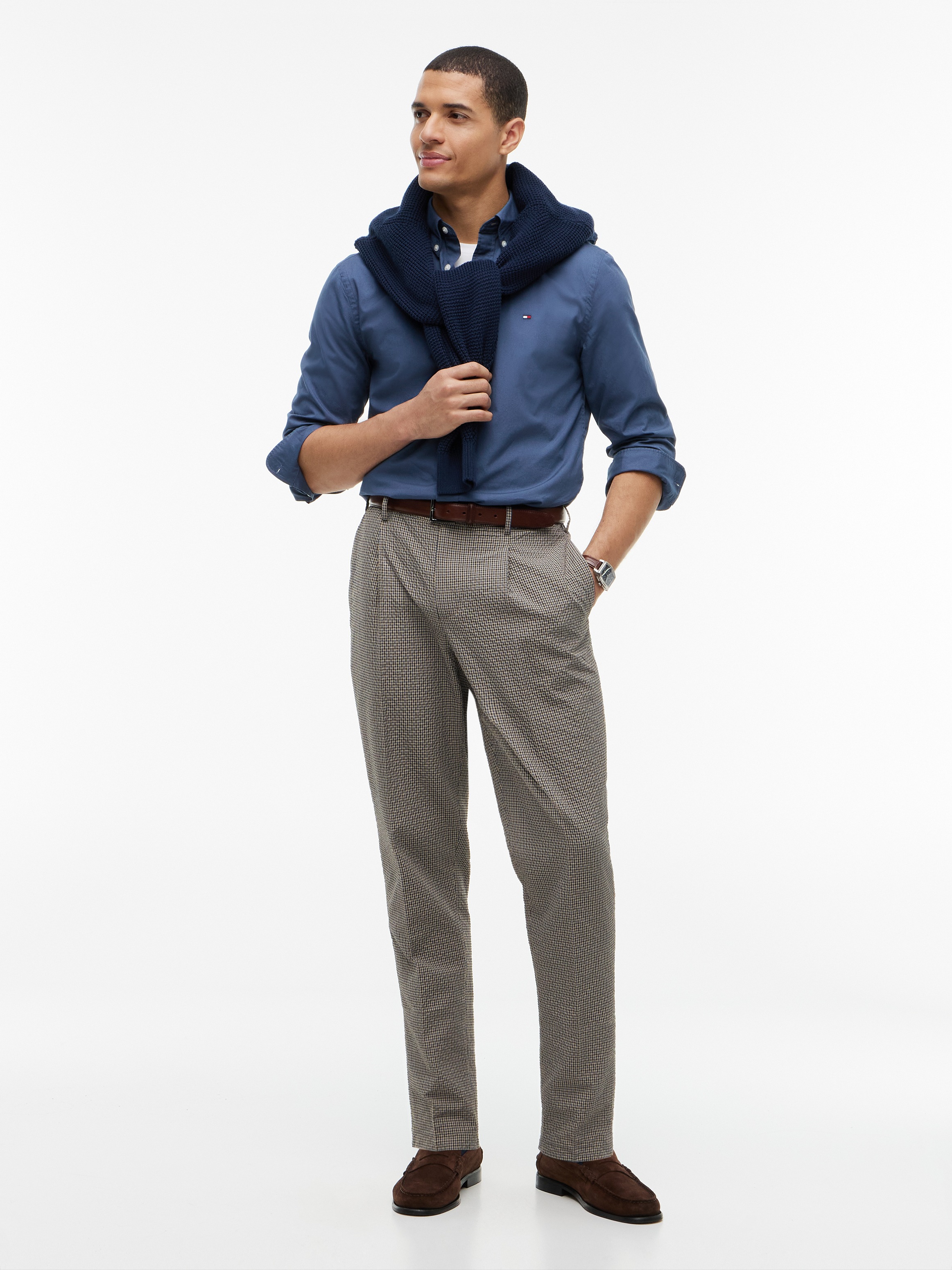 Tommy Hilfiger Businesshemd »FLEX POPLIN SOLID« Regular Fit Flex Cotton