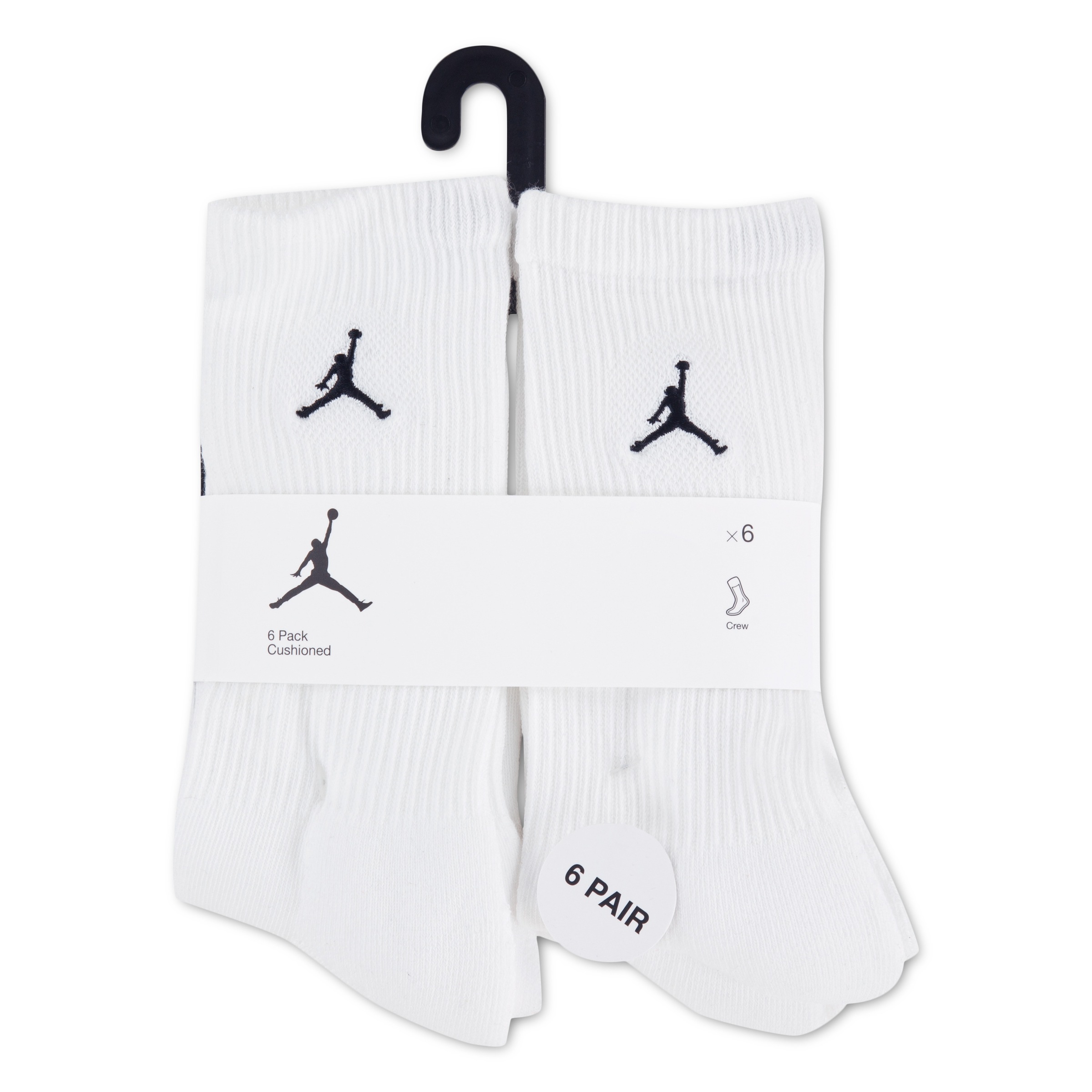 Jordan Socken »JHN EVERYDAY ESSENTIALS 6PK CR« 6 Paar tlg. im 6er Pack, mit bequemer Polsterung an der Fußsohle