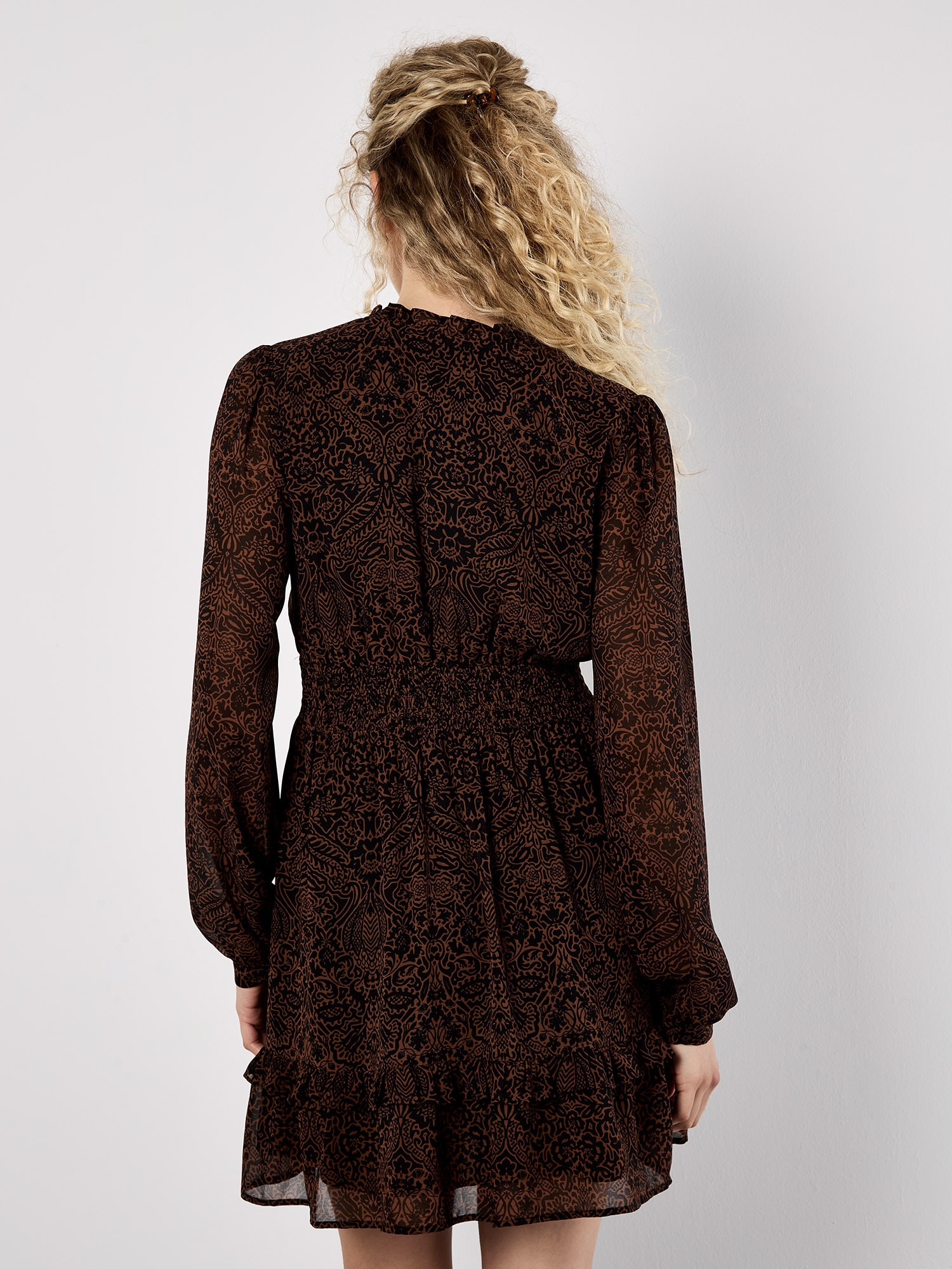 Apricot Minikleid »Chiffonkleid« mit Paisleymuster
