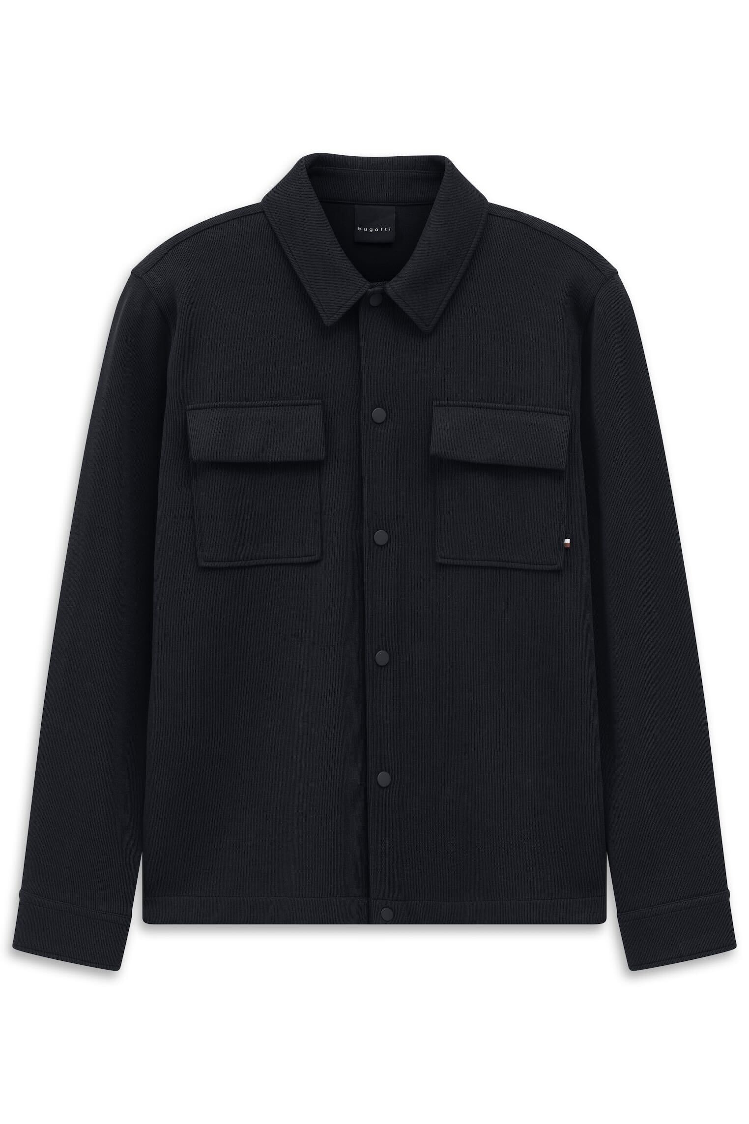 bugatti Sweatjacke »Modern Fit« mit Druckknöpfen