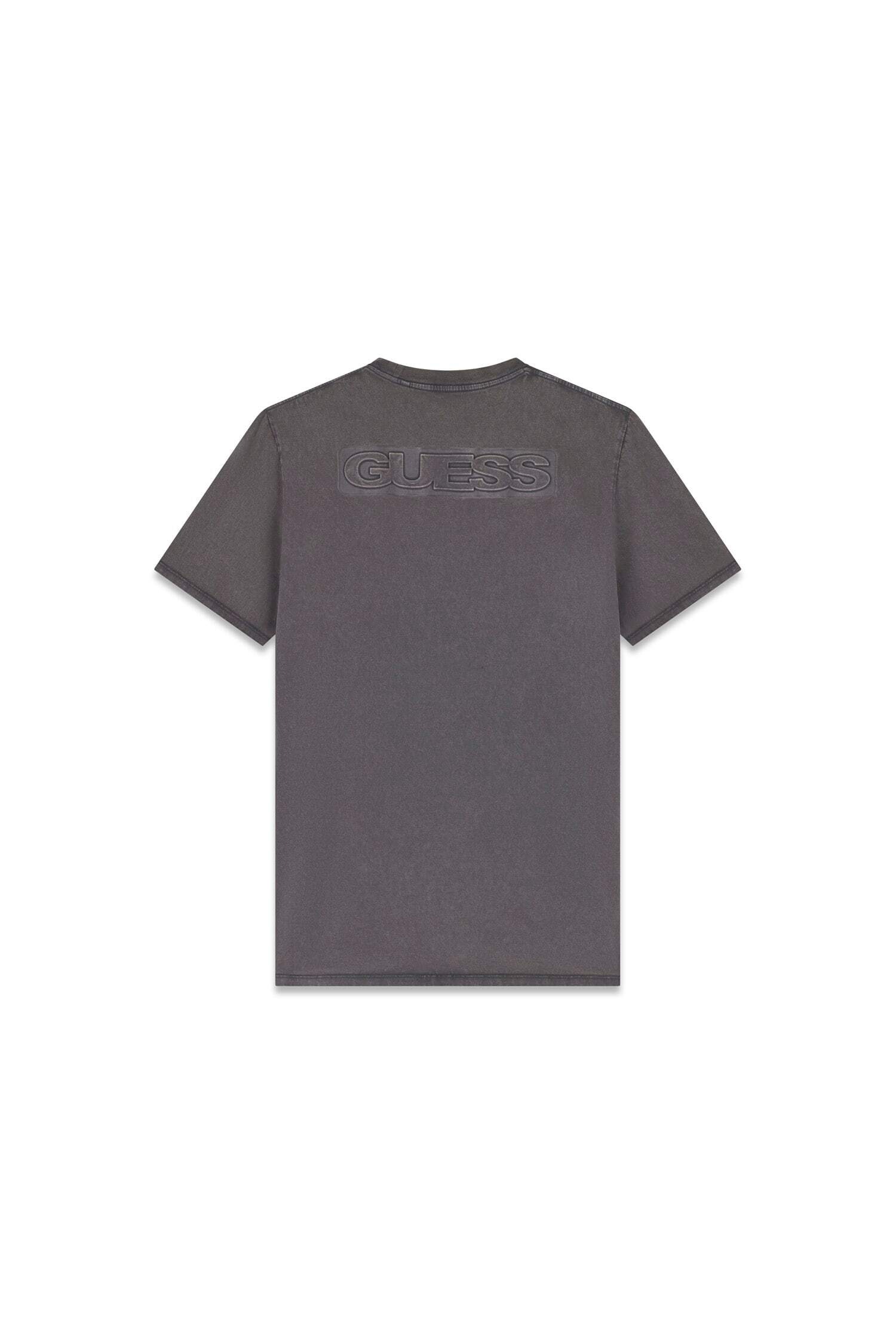 Guess T-Shirt reine Baumwolle, Used-Look, Regular Fit