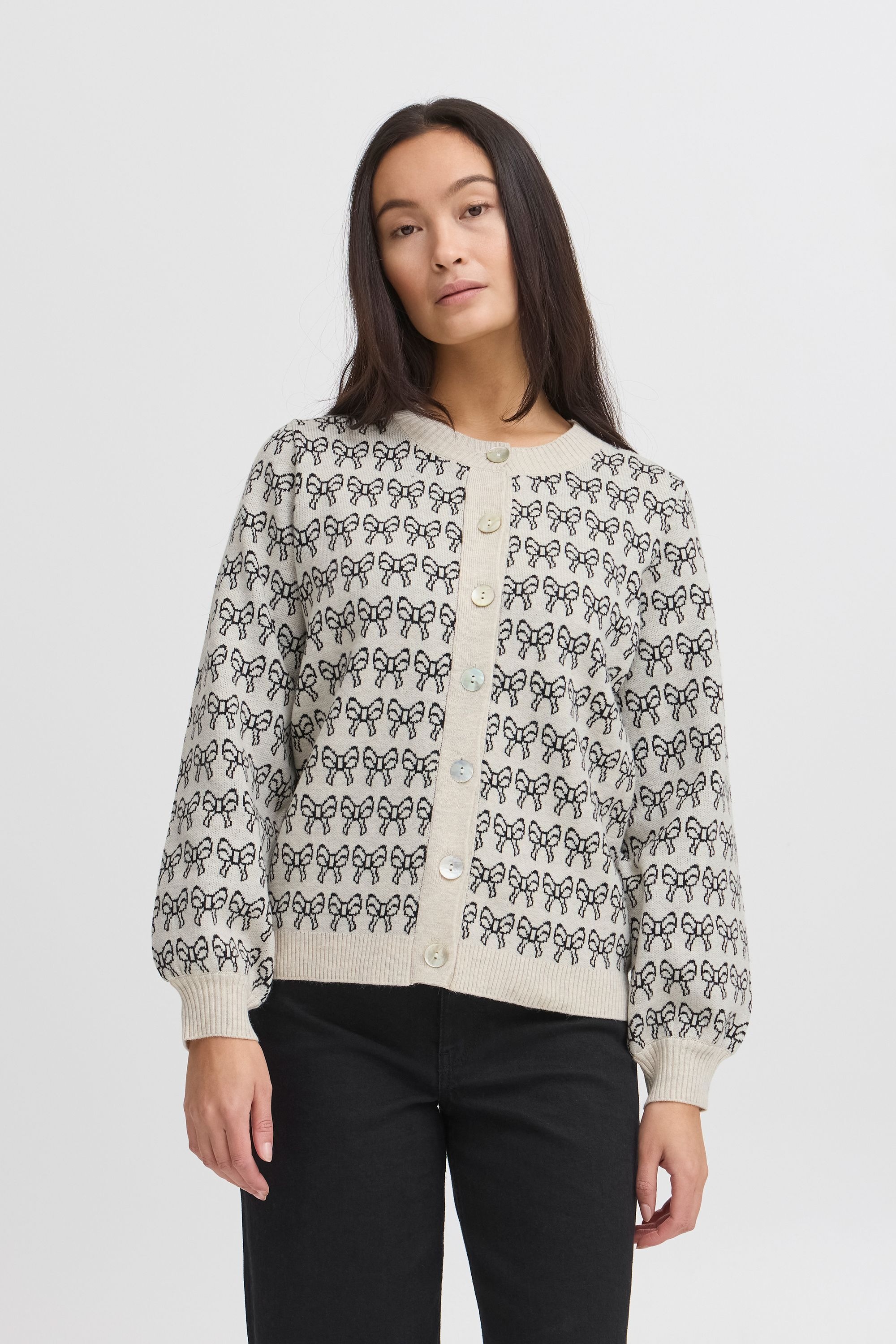 Ichi Strickweste »Strickjacke IHBRIELLE CA3«, (1 tlg.)