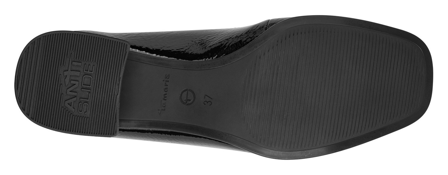 Tamaris Slipper, Blockabsatz, Pumps, Businessschuh mit modischer Zierspange