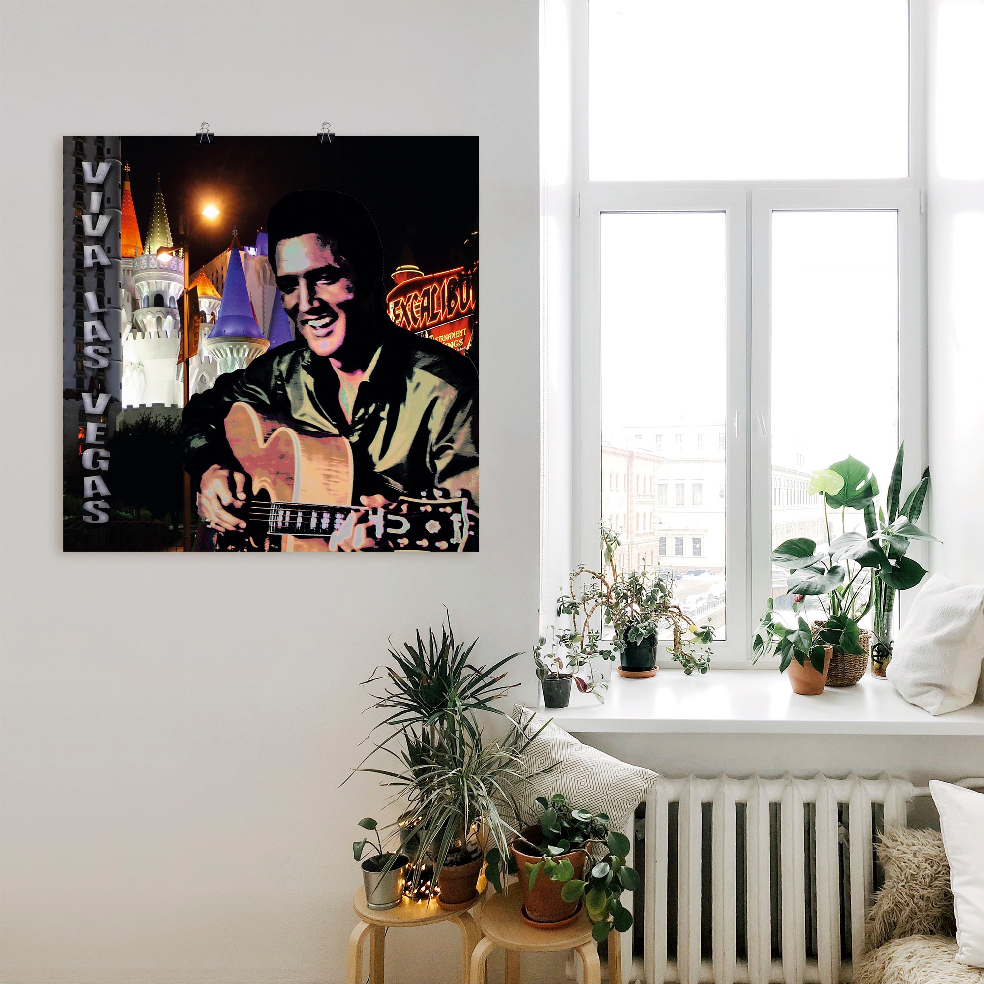 Artland Wandbild »Legends - Elvis II«, (1 St.), als Alubild, Leinwandbild, Wandaufkleber oder Poster in versch. Größen