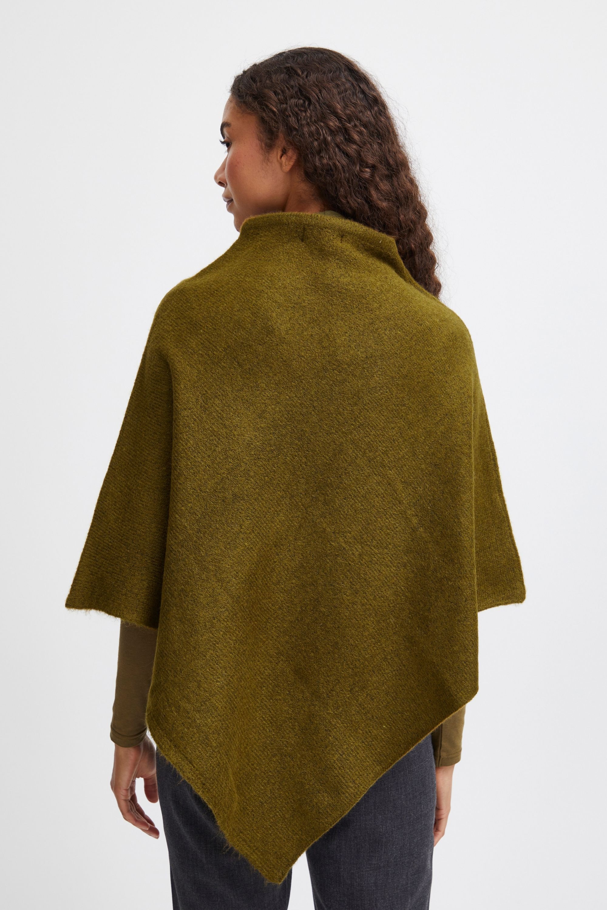 b.young Strickpullover »Strickpullover BYVIKSI PONCHO 2 -«