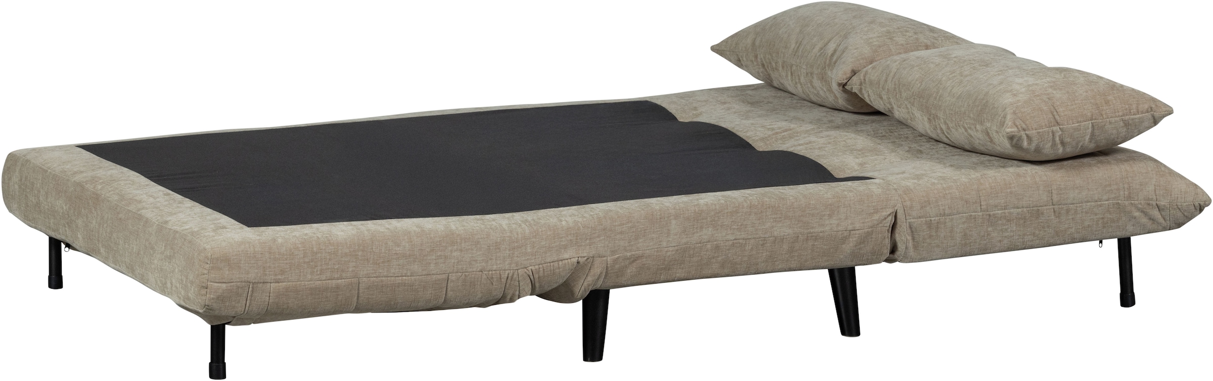 WOOOD Schlafsofa »Xem Chenille-Bezug gewebt mit Schlaffunktion, H 80 x B 122 x D 92 cm« Liegefläche 188 cm, Tragkraft 140 kg, Maximale Verschleißfestigkeit