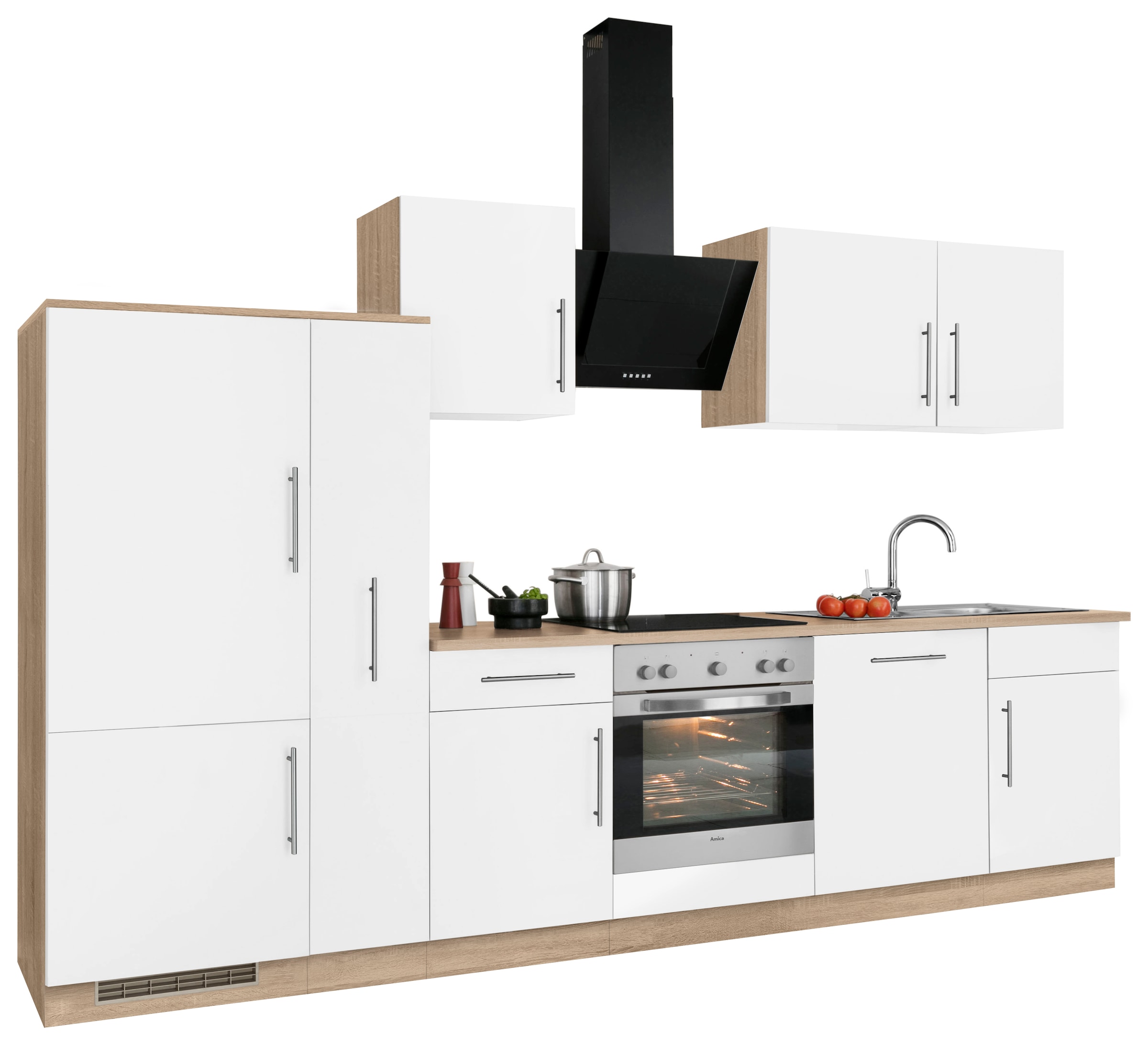 wiho Küchen Küchenzeile »Cali«, ohne E-Geräte, Breite 310 cm im OTTO Online  Shop