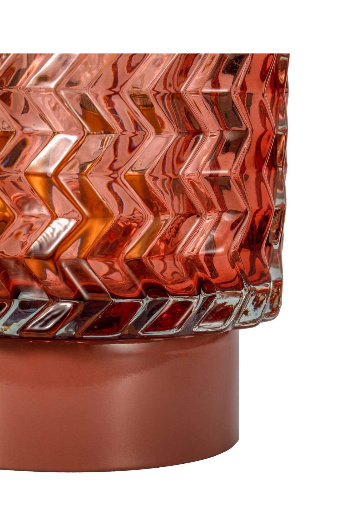 Pauleen LED Tischleuchte »Sweet Glamour mobile Rose Glas/Metall«, 1 flammig, Leuchtmittel E14 | LED fest integriert, E14, Timer Batterie