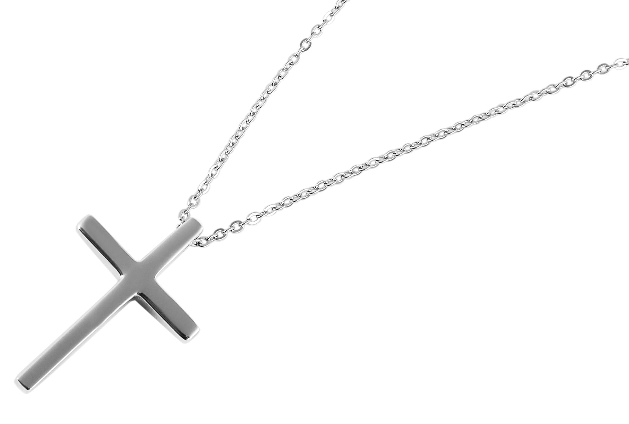 Adelia´s Gliederkette »Damen Halskette ¿ Ankerkette aus Edelstahl 43 cm«