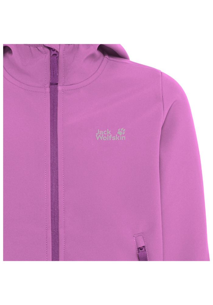 Jack Wolfskin Softshelljacke »FOURWINDS JACKET KIDS« mit Kapuze
