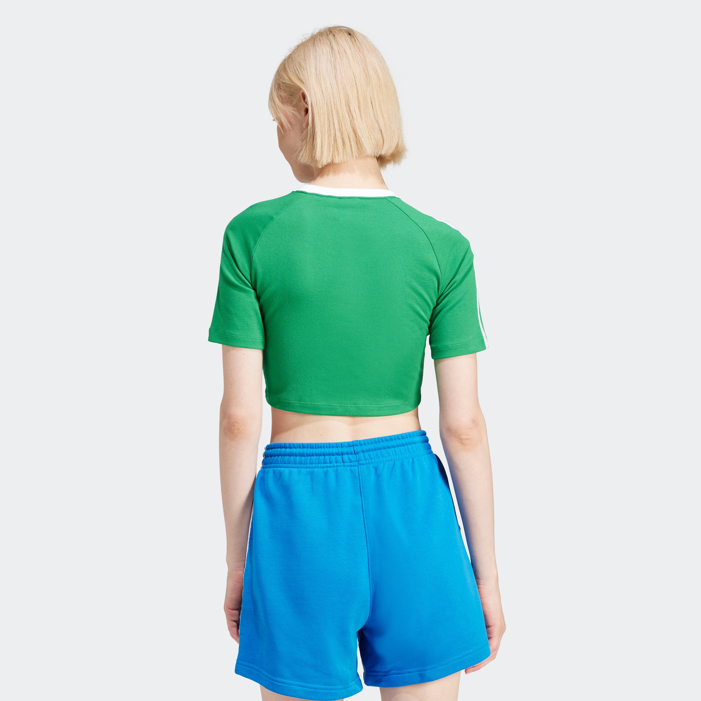 adidas Originals T-Shirt »3 S BABY TEE«, Cropped drei Streifen Shirt
