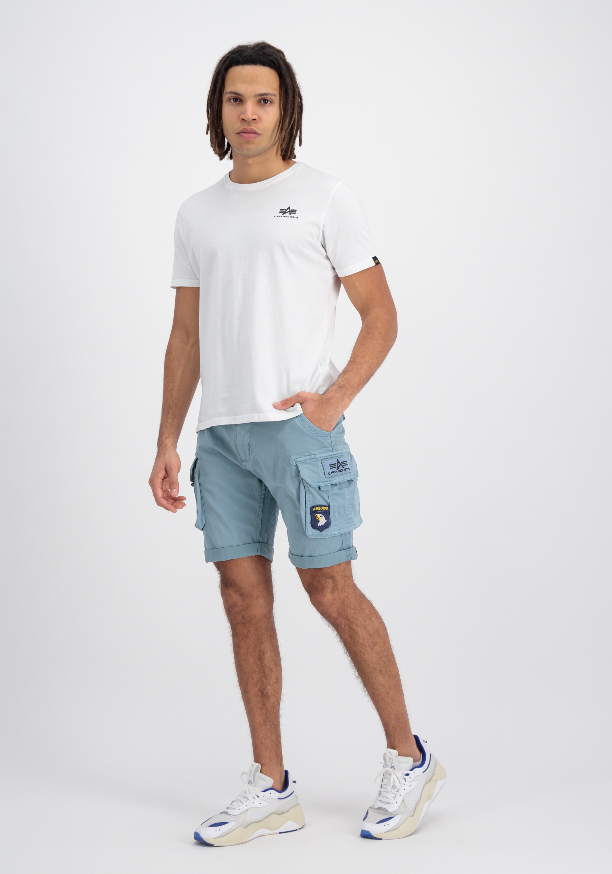 Alpha Industries Shorts »ALPHA INDUSTRIES Men - Shorts Crew Short Patch«