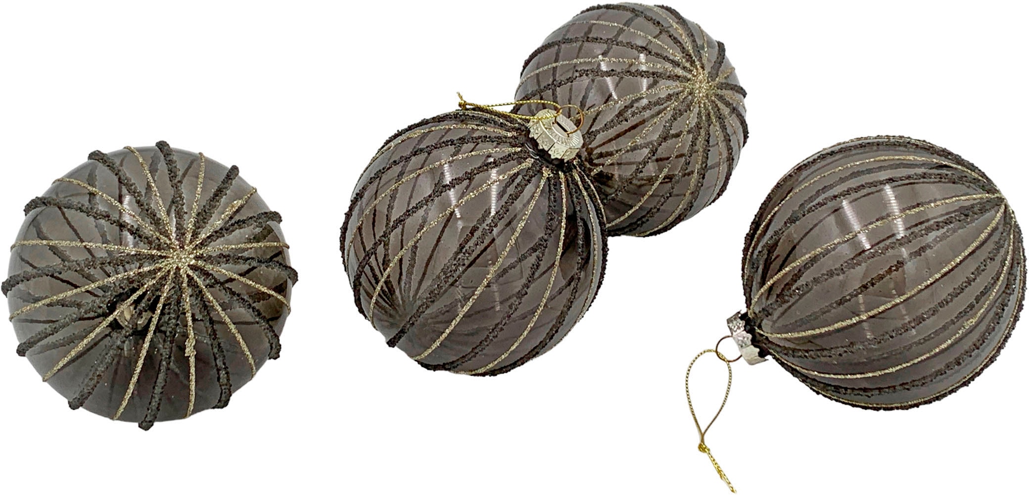 Weihnachtsbaumkugel »Briella, Weihnachtsdeko, Christbaumschmuck«, (Set, 4 St.),...