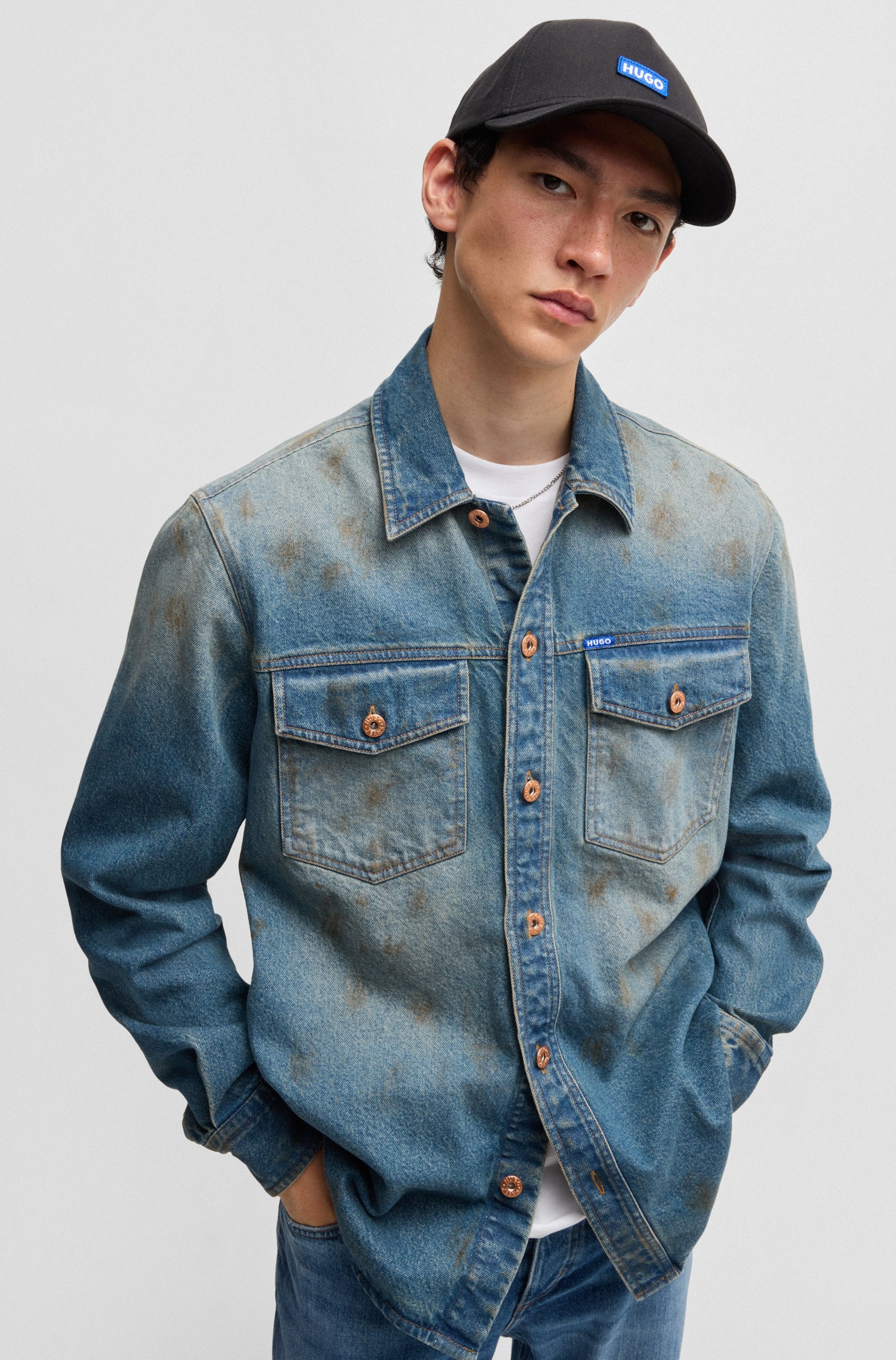 HUGO Blue Baseball Cap »Jinko«, mit Logopatch UNISEX