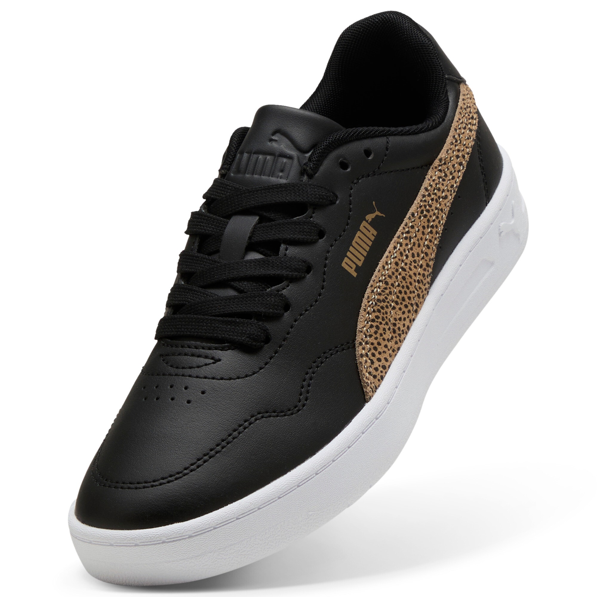 PUMA Sneaker »COURT LALLY TOPCAT«  leicht profilierte Gummilaufsohle, Schnürverschluss