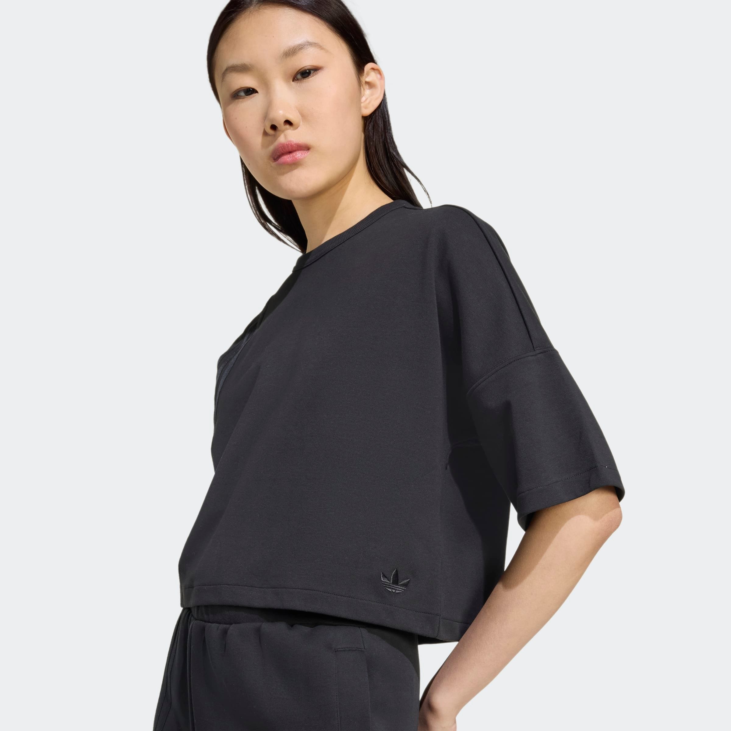 adidas Originals T-Shirt »3 STRIPES TEE« sportlicher Schnitt, lockere Passform, versetzte 3-Streifen