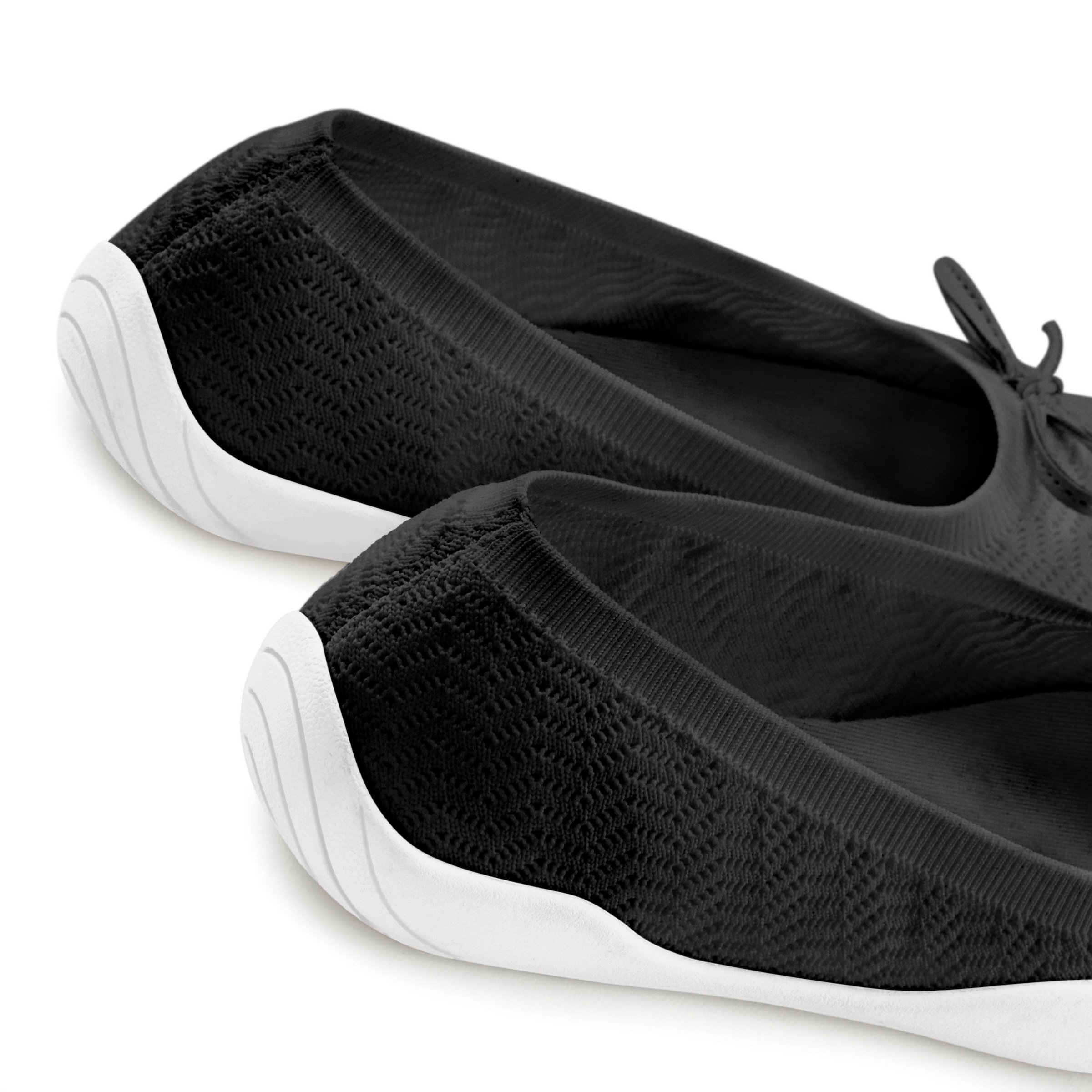 LASCANA Sneaker Ballerinas, mit flacher & flexibler Sohle, superleicht, Slipper, Halbschuh VEGAN