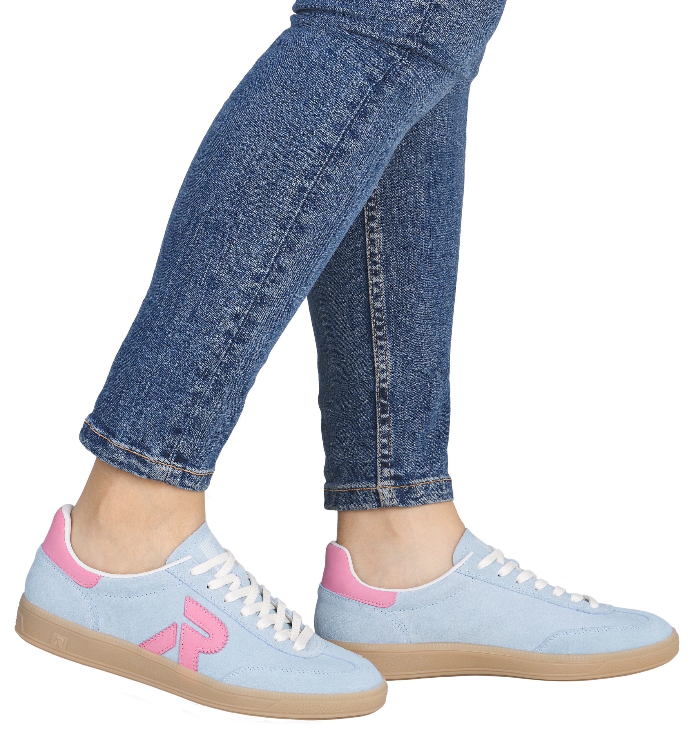 RIEKER Sport Sneaker »San Diego Swing2GO«  Retro-Sneaker, Freizeitschuh, Halbschuh mit herausnehmbarem Fußbett