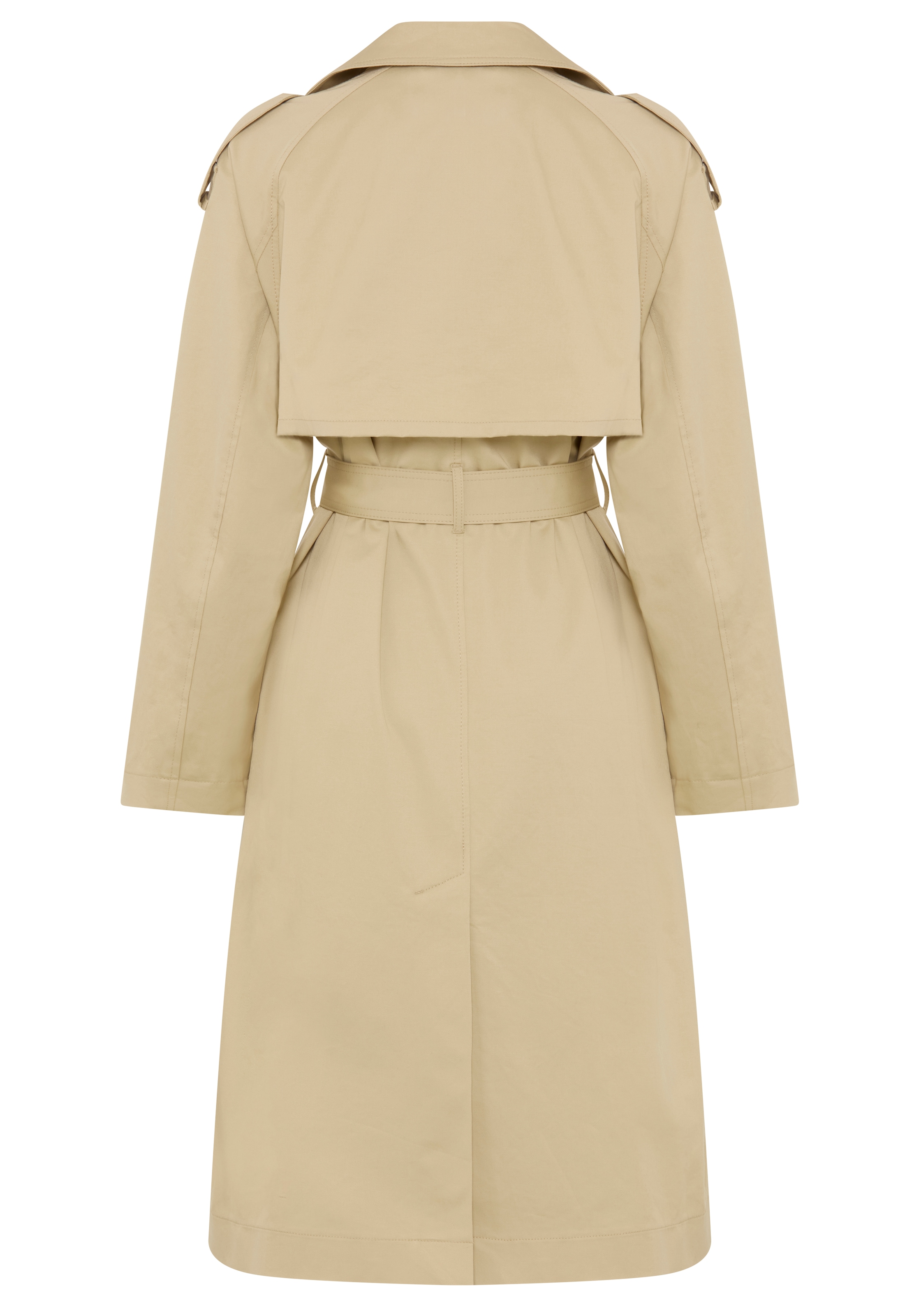 BOSS ORANGE Trenchcoat »Carelli Premium Damenmode« mit wasserabweisendem Finish, Relaxed Fit