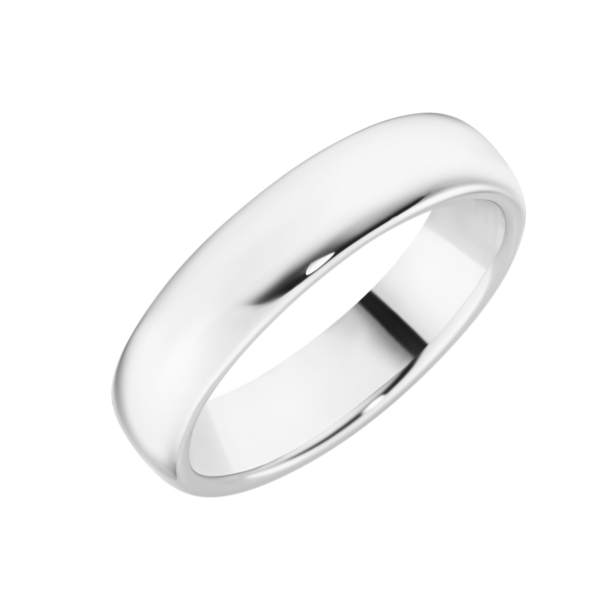 Silberring »Ring Schiene gewölbt, Silber 925«
