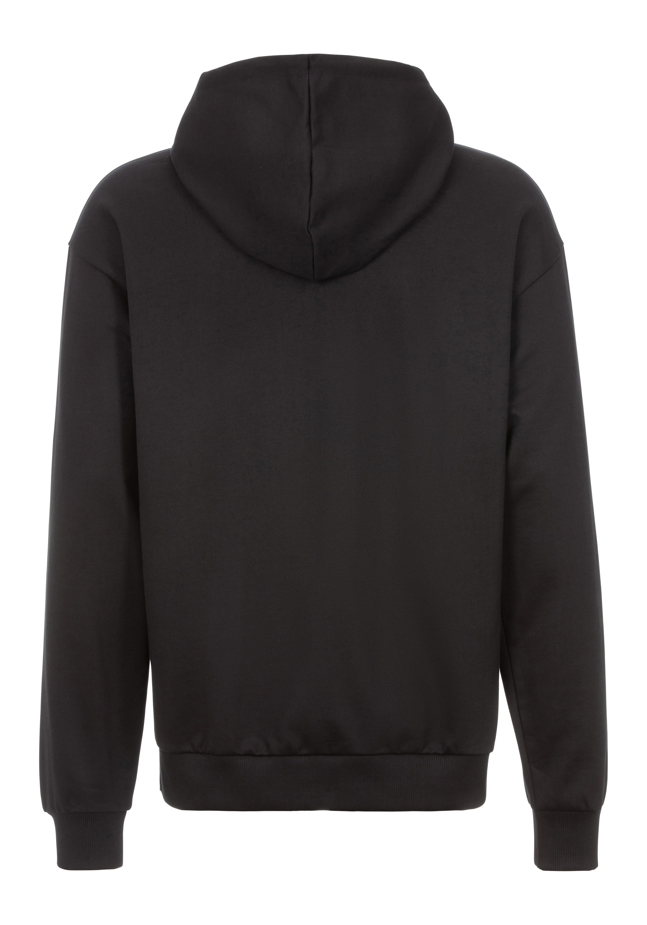 HUGO Kapuzensweatjacke »Nadarasi« mit Logo-Badge