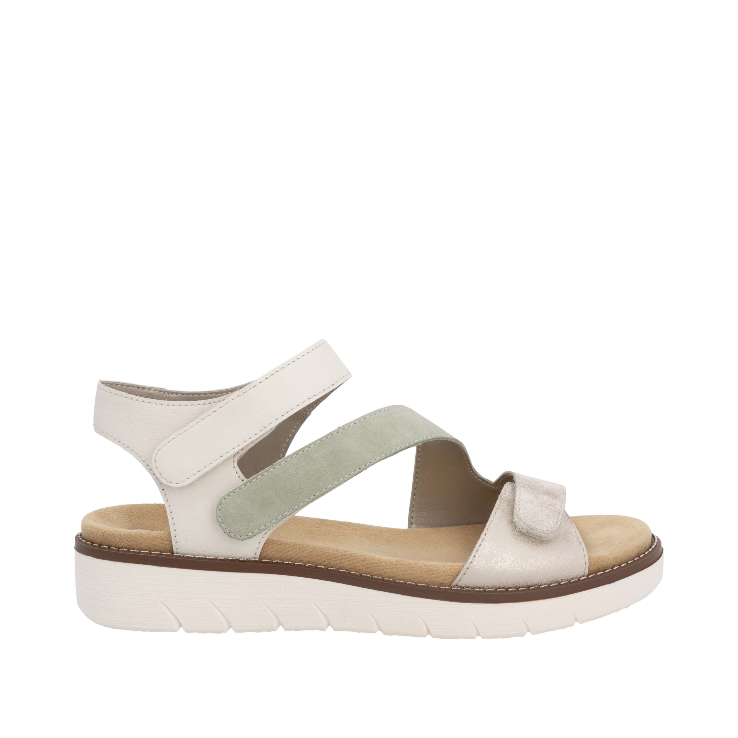 Remonte Sandale  Sommerschuh, Klettschuh, Sandalette, Riemchensandale mit Softfußbett