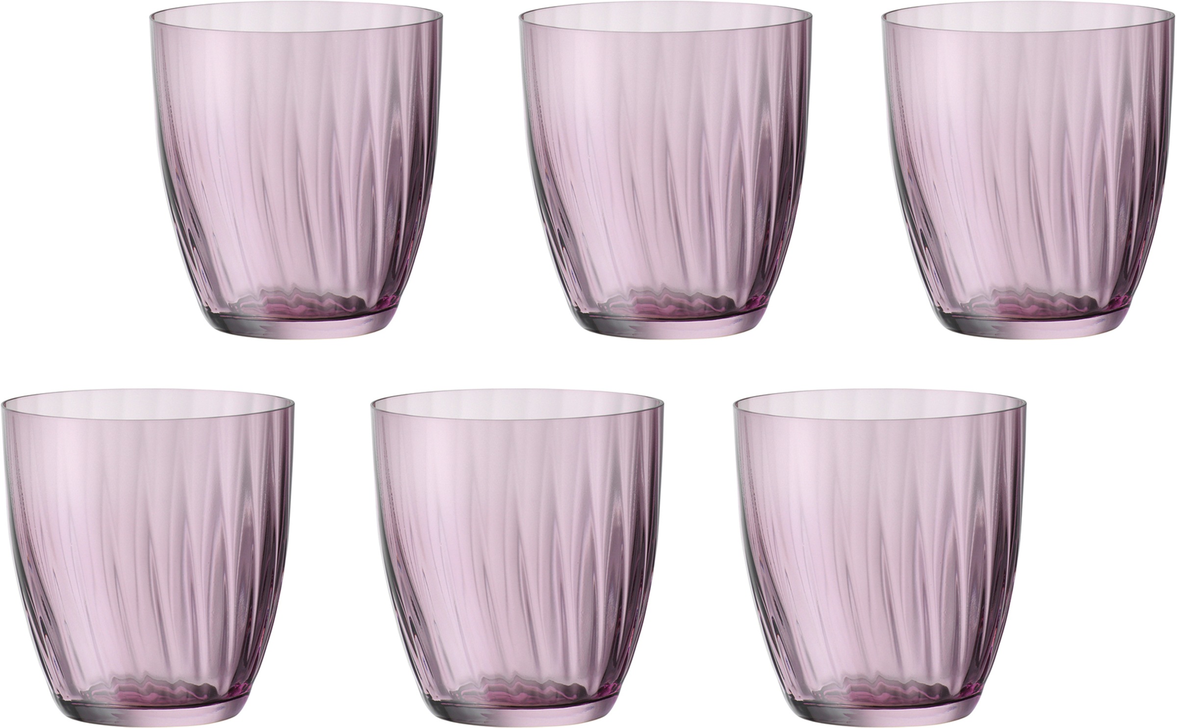 BOHEMIA SELECTION Gläser-Set »Georgia«, (Set, 6 tlg.), 260 ml, 6-teilig