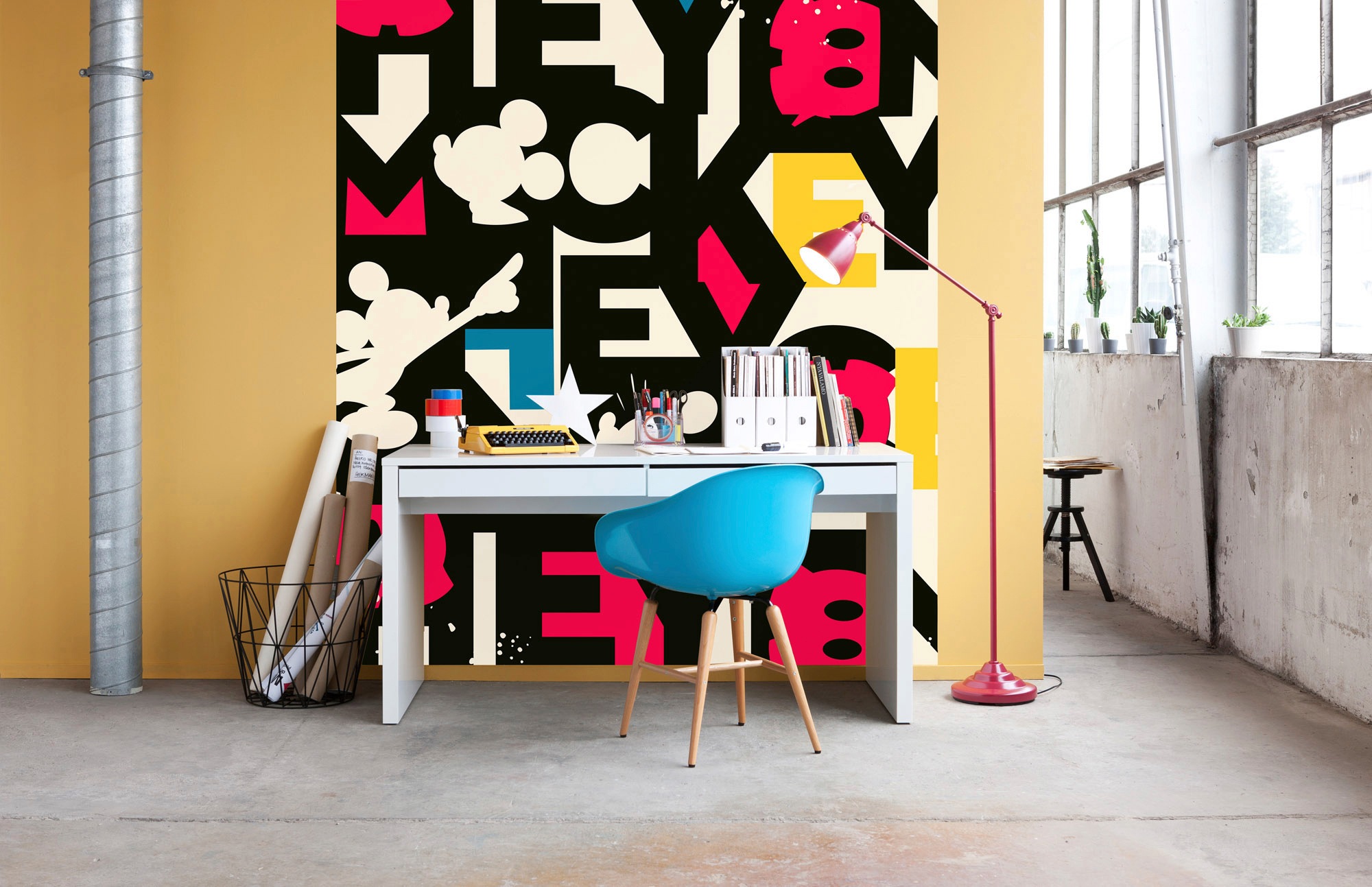 Komar Vliestapete »Digitaldruck Vlies - Mickey Mixup - Größe 250 x 280 cm«, bedruckt, Kinderzimmer