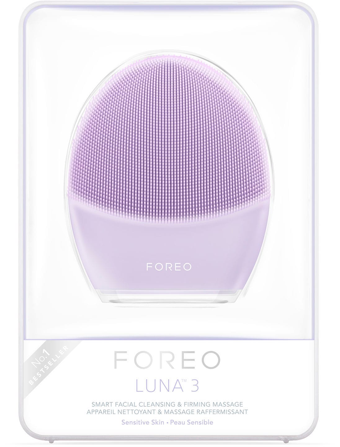 FOREO Elektrische Gesichtsreinigungsbürste »LUNA 3«, für empfindliche Haut