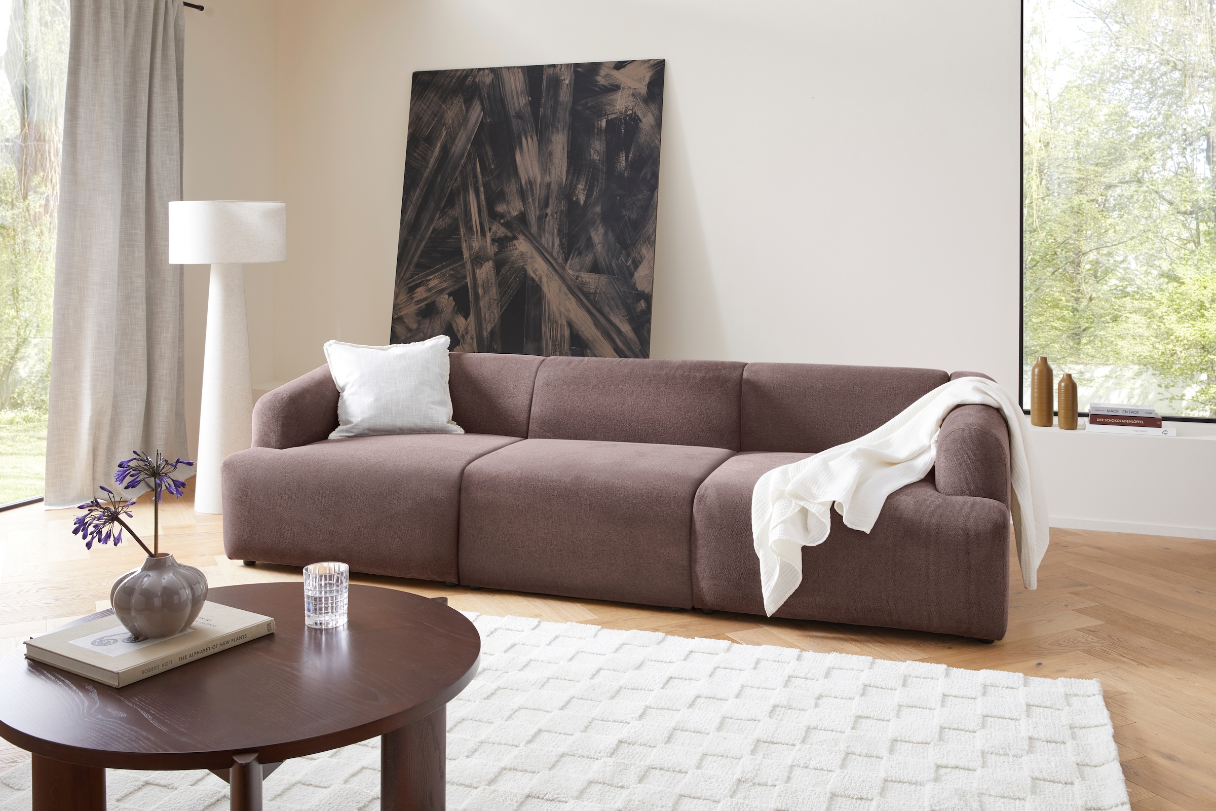 LeGer Home by Lena Gercke Sessel »LYZA Sofa-Mittelelement, Maße B/T/H: 76/96/74 cm«, als Modul oder separat verwendbar, für individuelle Zusammenstellung