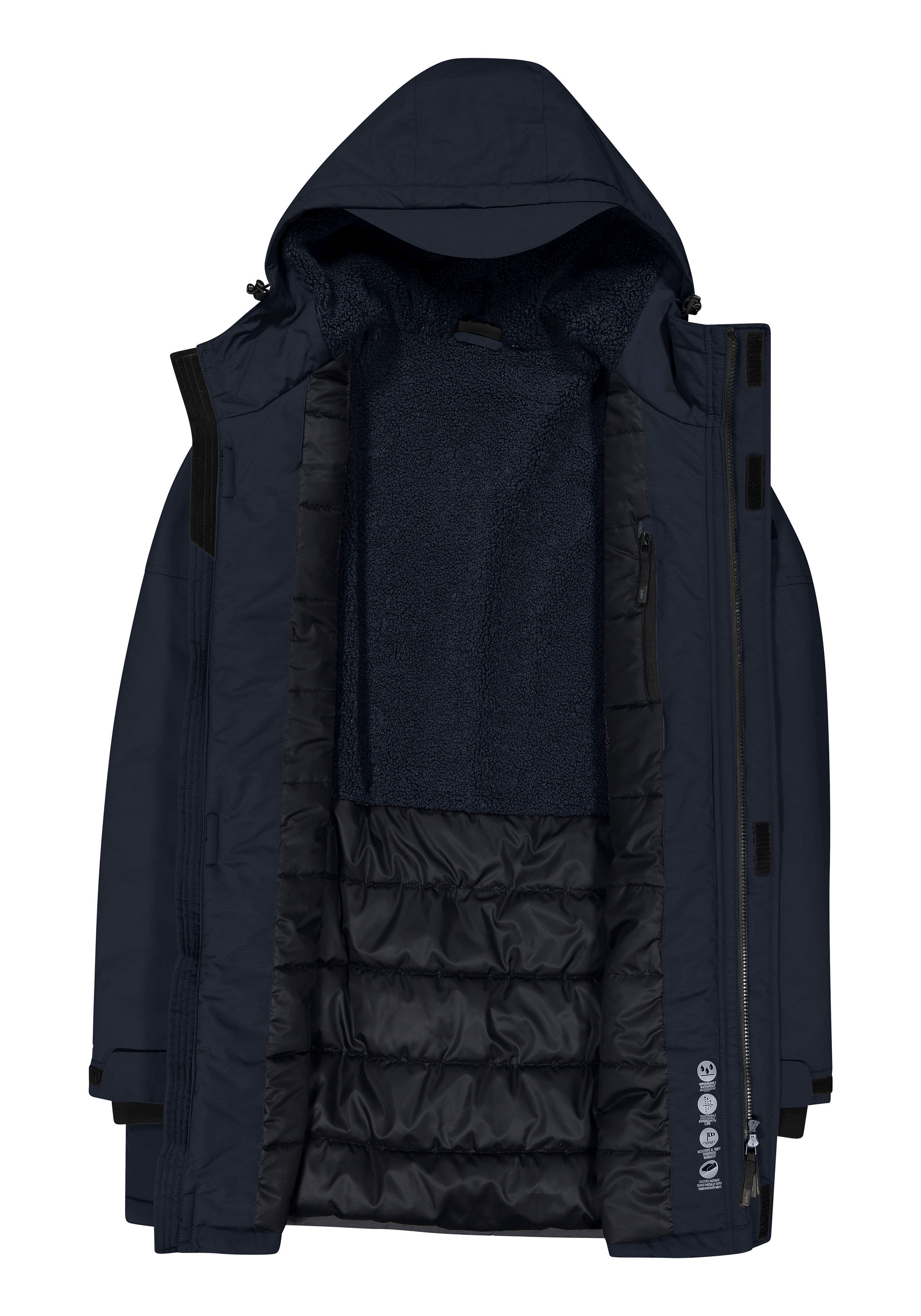 CMP Parka »MAN PARKA FIX HOOD«, mit Kapuze