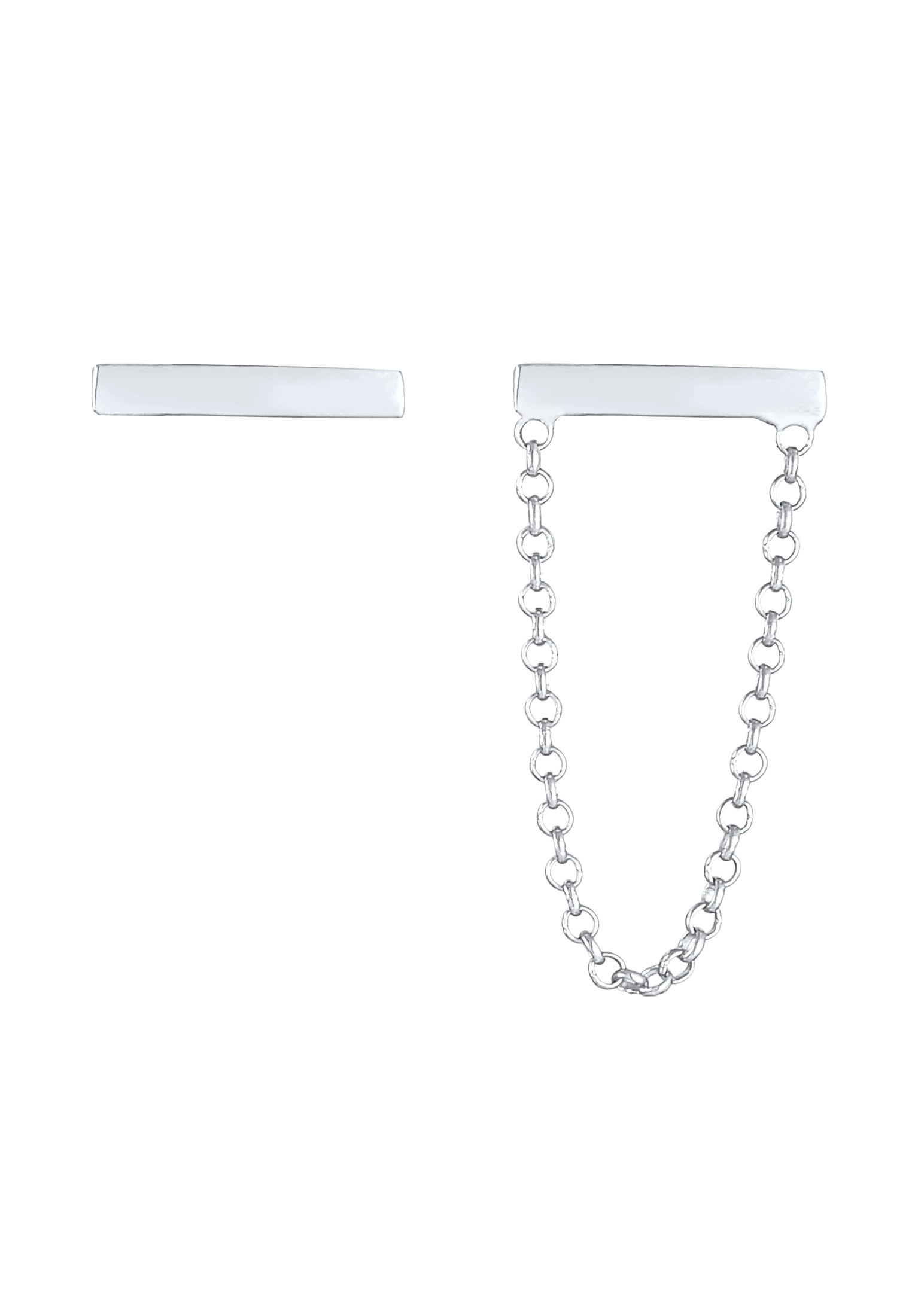 Elli Paar Ohrstecker »Ohrringe Stecker Stab Geo Kette Trend 925 Silber«