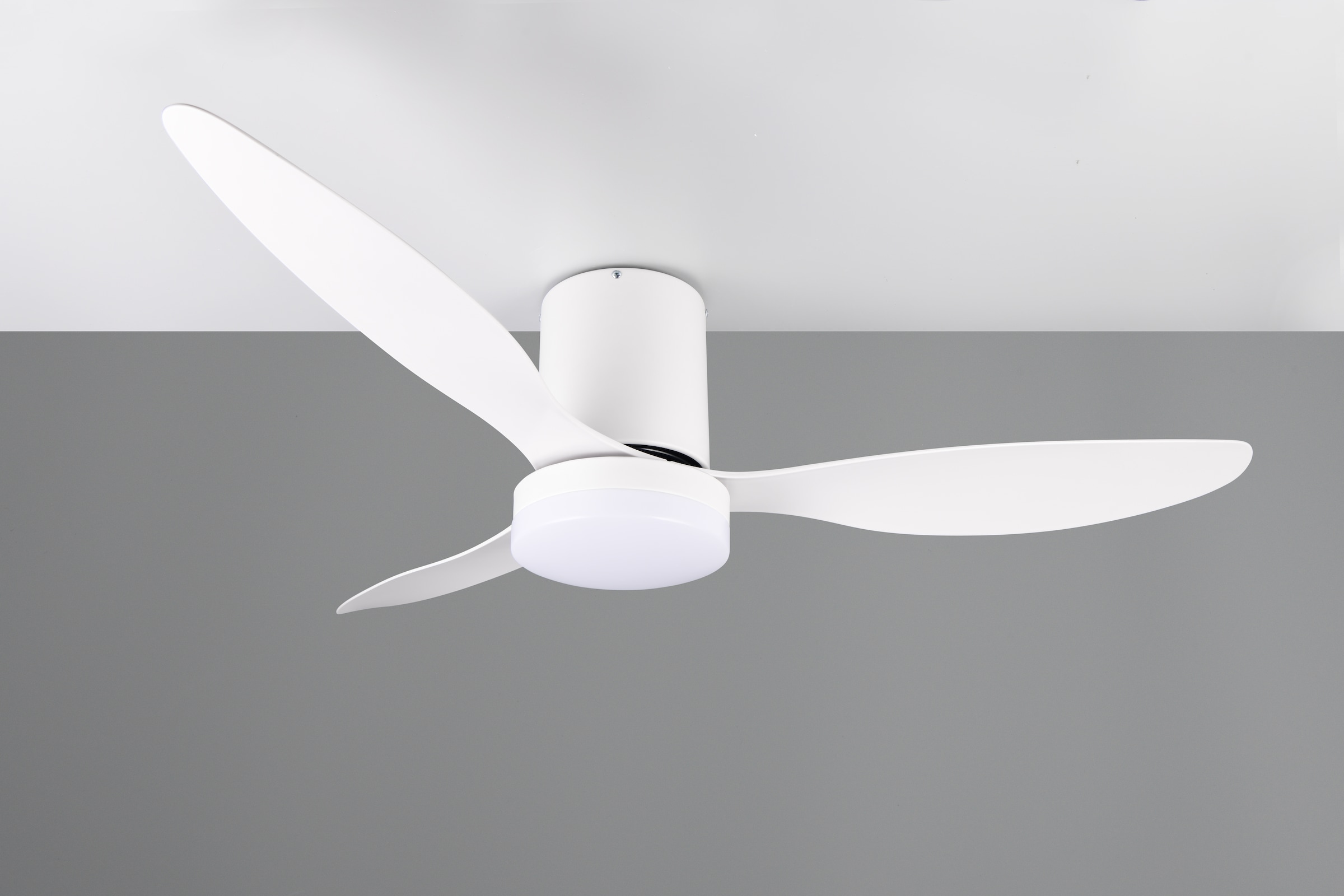 REALITY Leuchten LED Deckenleuchte »GÖTEBORG mit Ventilator, Deckenventilator mit Licht inkl Fernbedienung« LED-Board 1 Stk. warmweiß - kaltweiß 6 Geschwindigkeiten Timer Vor- & Rücklauf LED dimmbar CCT Nachtlicht