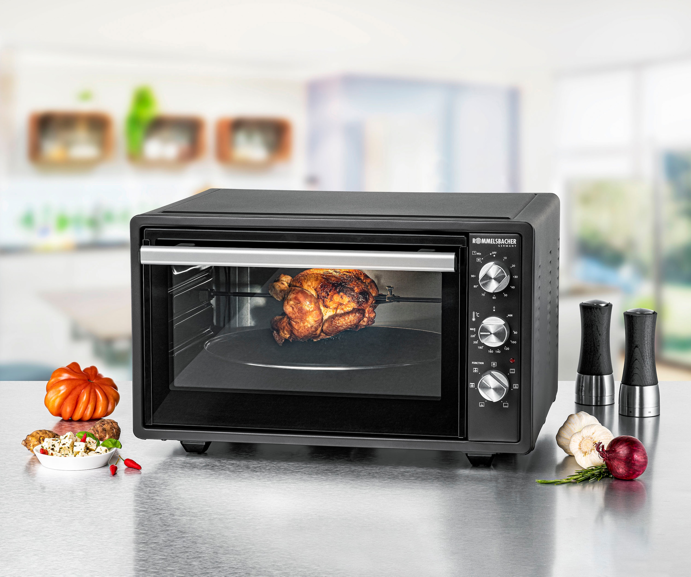 Rommelsbacher Minibackofen »BG 1620 DER MULTI- OFEN Das Multitalent - vielseitig & leistungsstark«