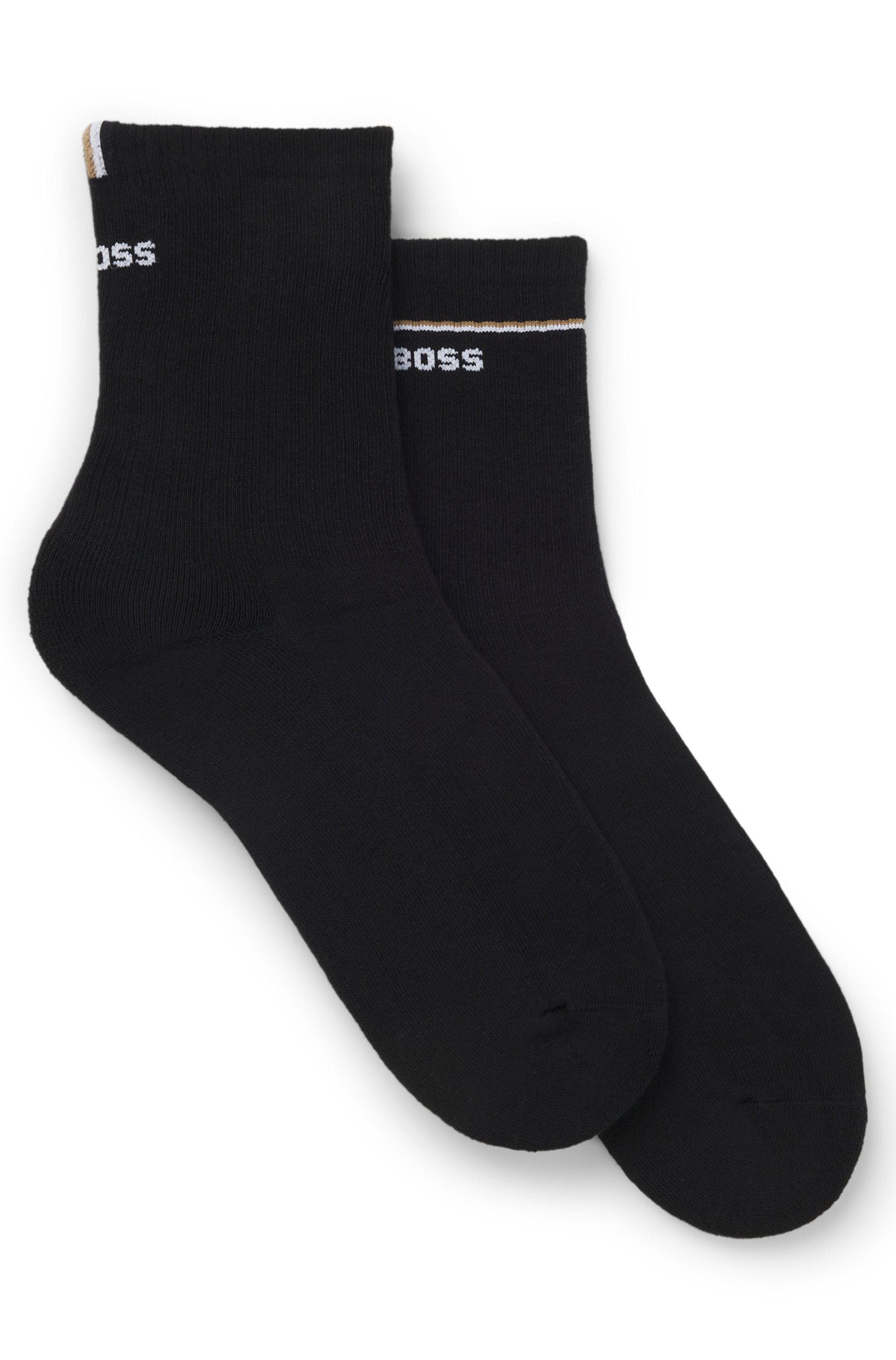 BOSS Socken »2P QS Iconic CC W«, (Packung, 2 Paar, 2er), mit BOSS-Logoschriftzug