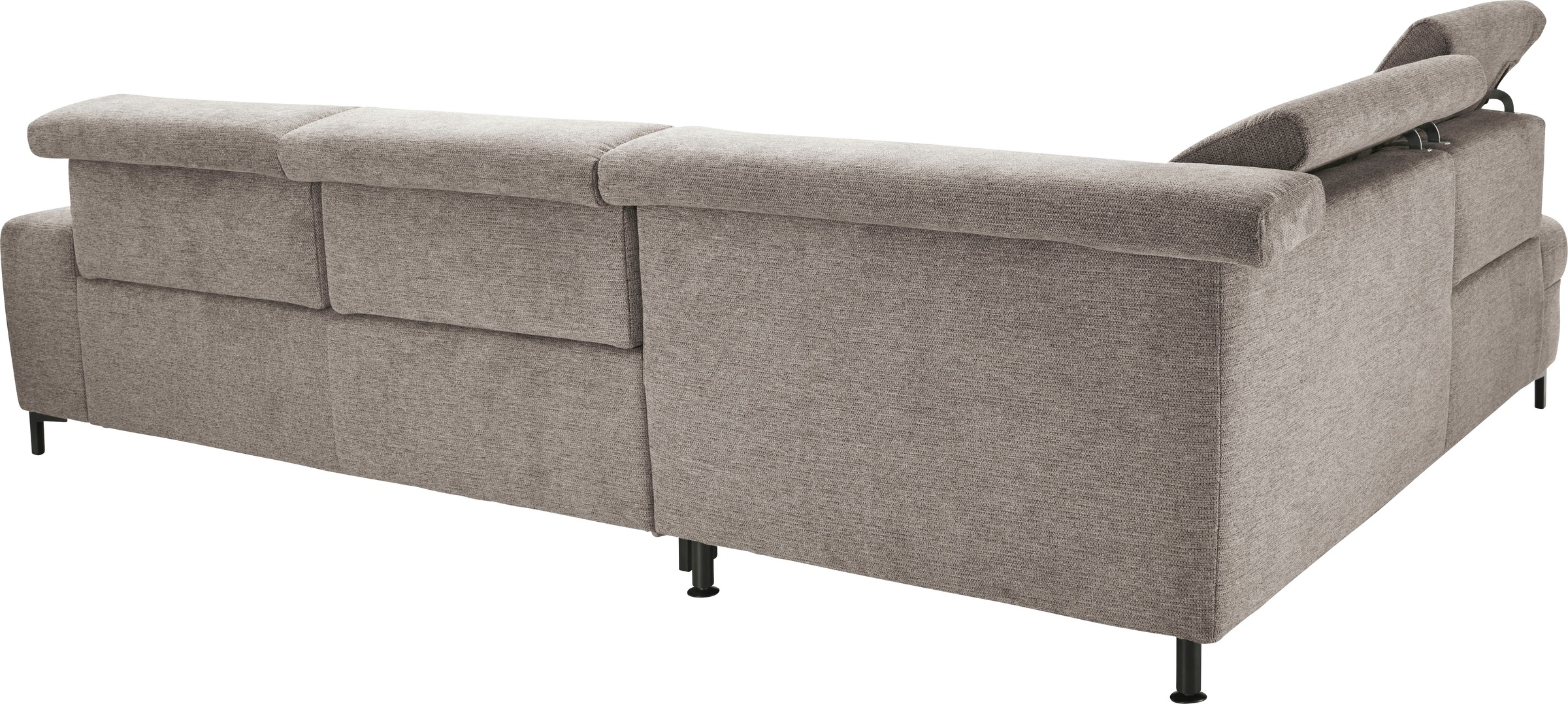 set one by Musterring Ecksofa »SO 3400, Komfortsitzhöhe 47cm oder 49cm, inkl. Sitztiefenverstellung«, verschiedene Funktionen, Kaltschaumpolsterung, Stellmaße 220 x 317 cm