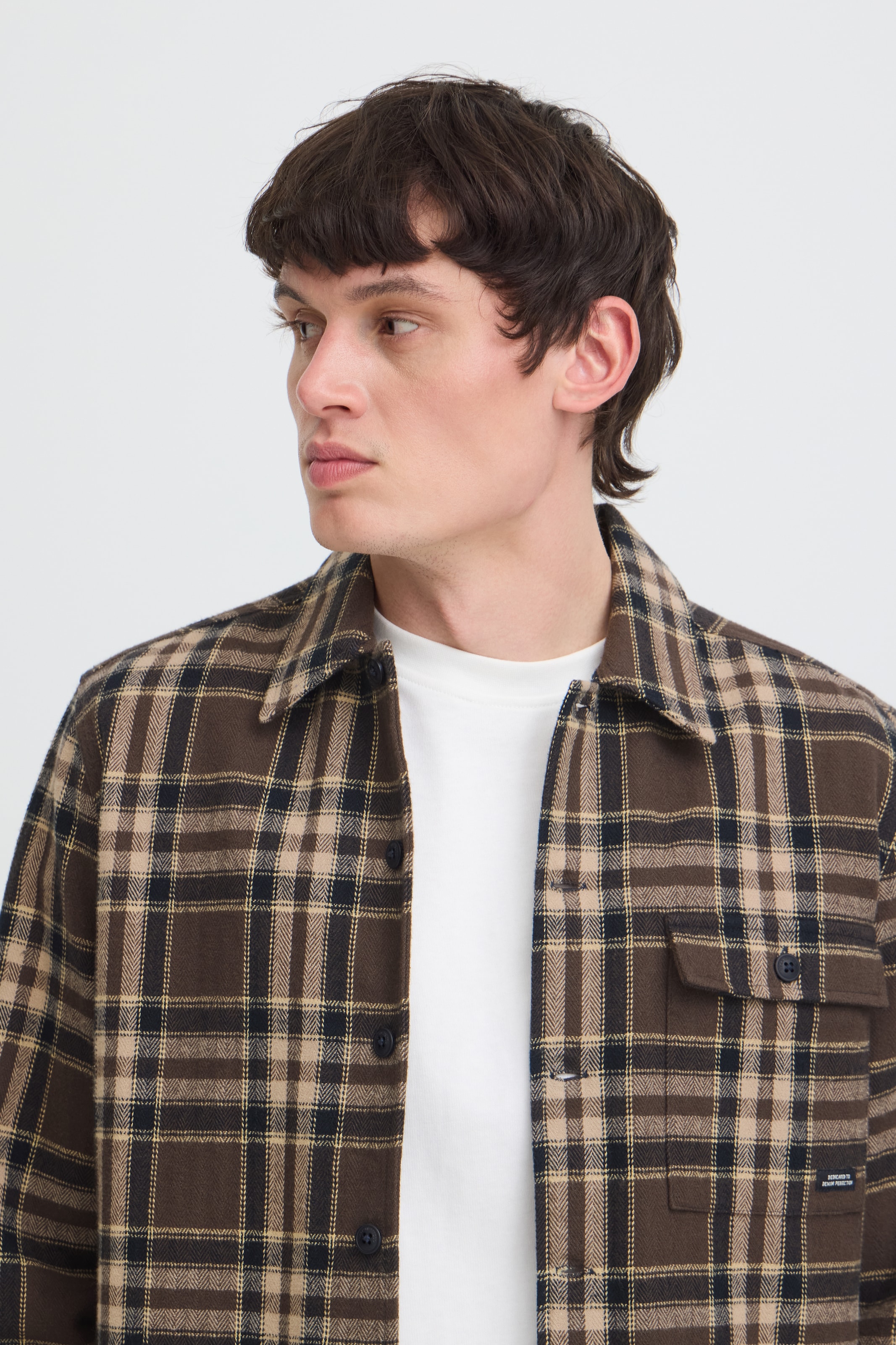 Blend Langarmhemd »BHEVAN OVERSHIRT« Baumwolle, regular fit