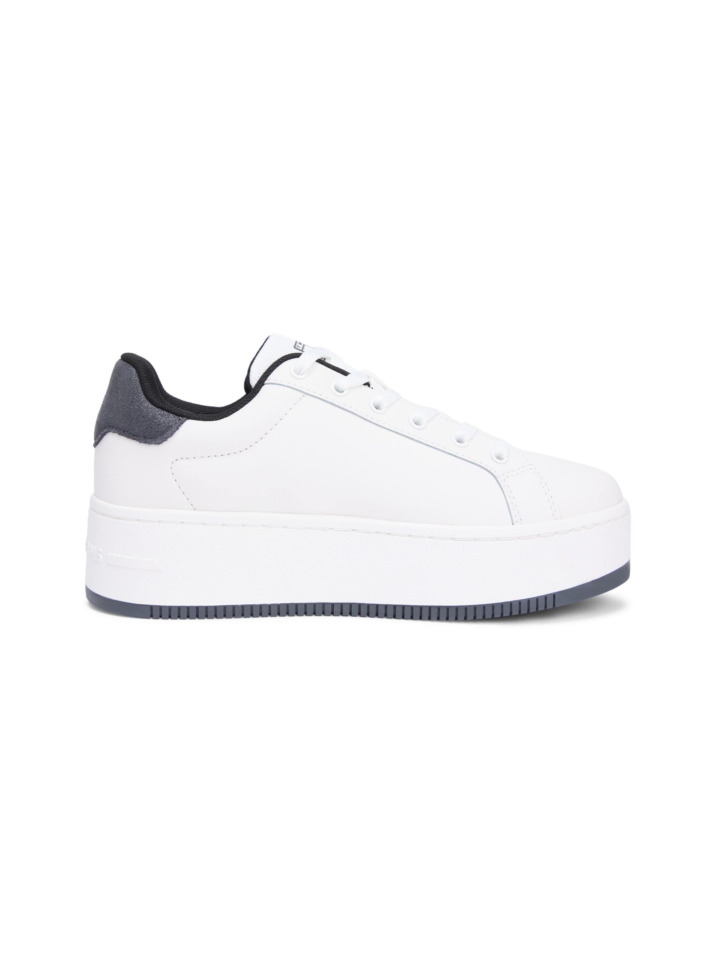 Tommy Jeans Plateausneaker »TJW FLATFORM ESS MU«  , Freizeitschuh, Halbschuh, Schnürschuh mit Kontrastbesatz