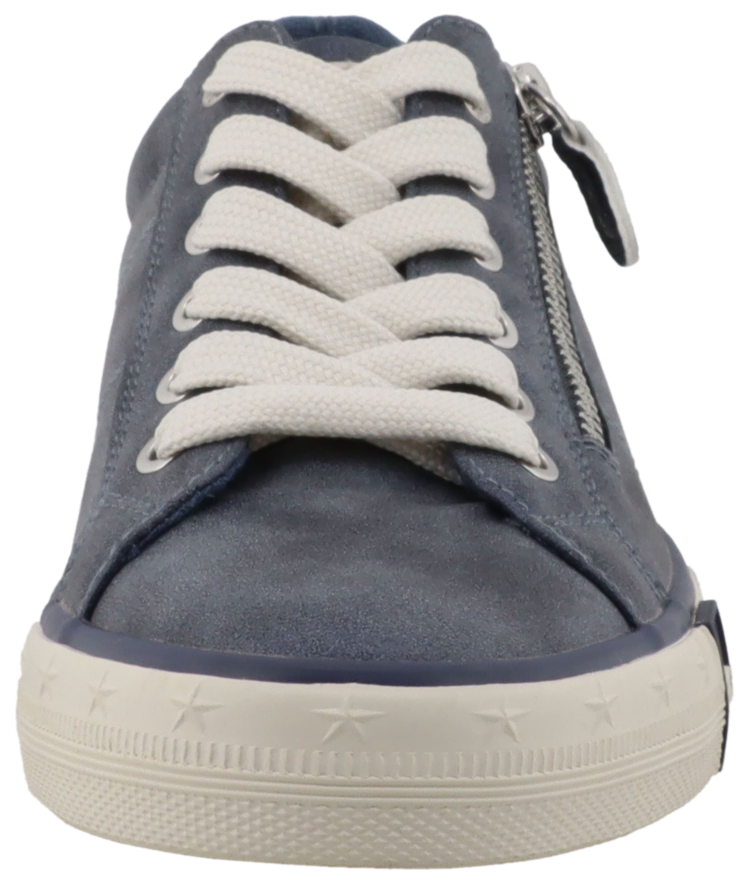 Mustang Shoes Sneaker »Winona«  Freizeitschuh, Halbschuh, Schnürer mit Besatz im Animal-Look