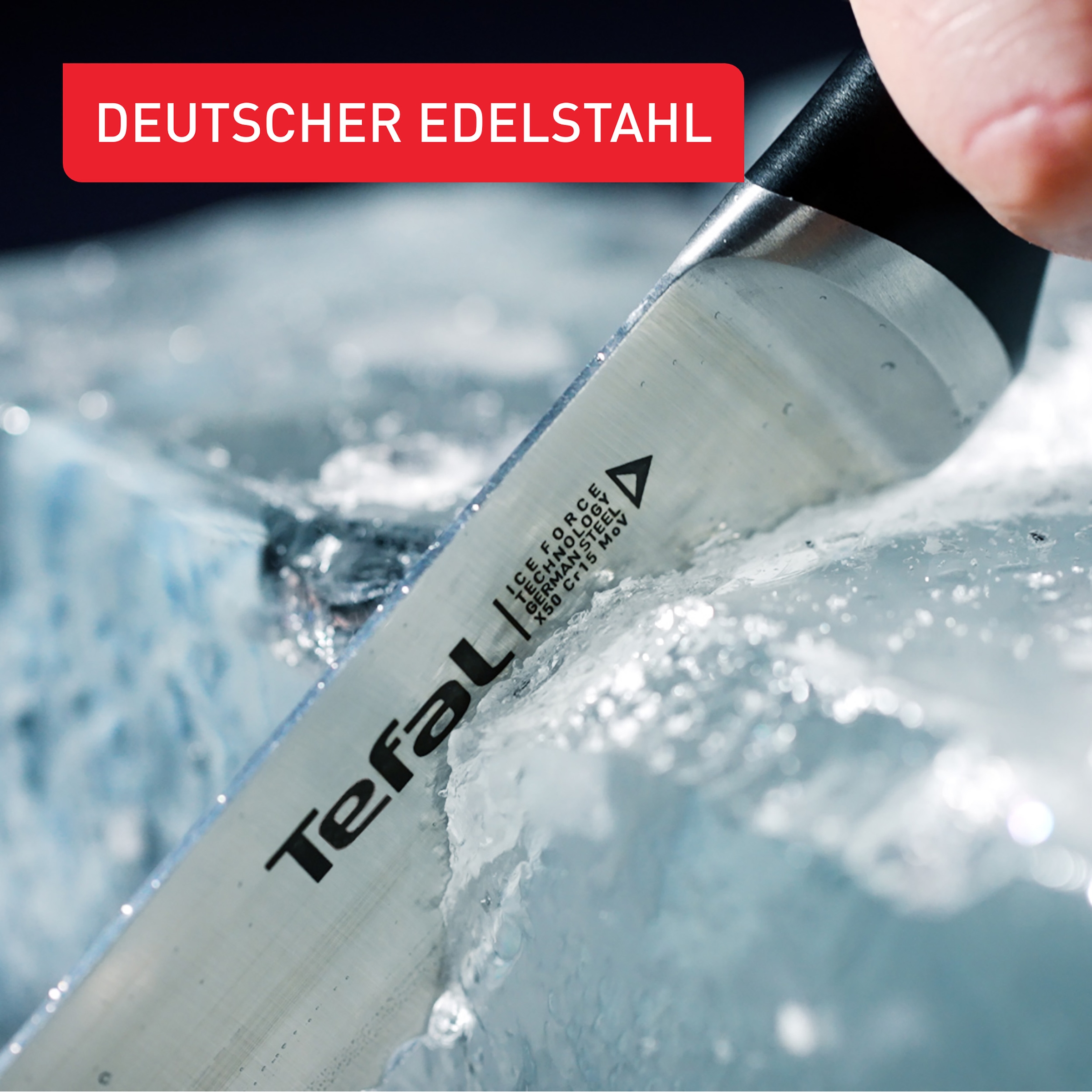 Tefal Kochmesser »Ice Force« 15 cm, Eishärtungstechnologie, Klinge aus deutschem Edelstahl