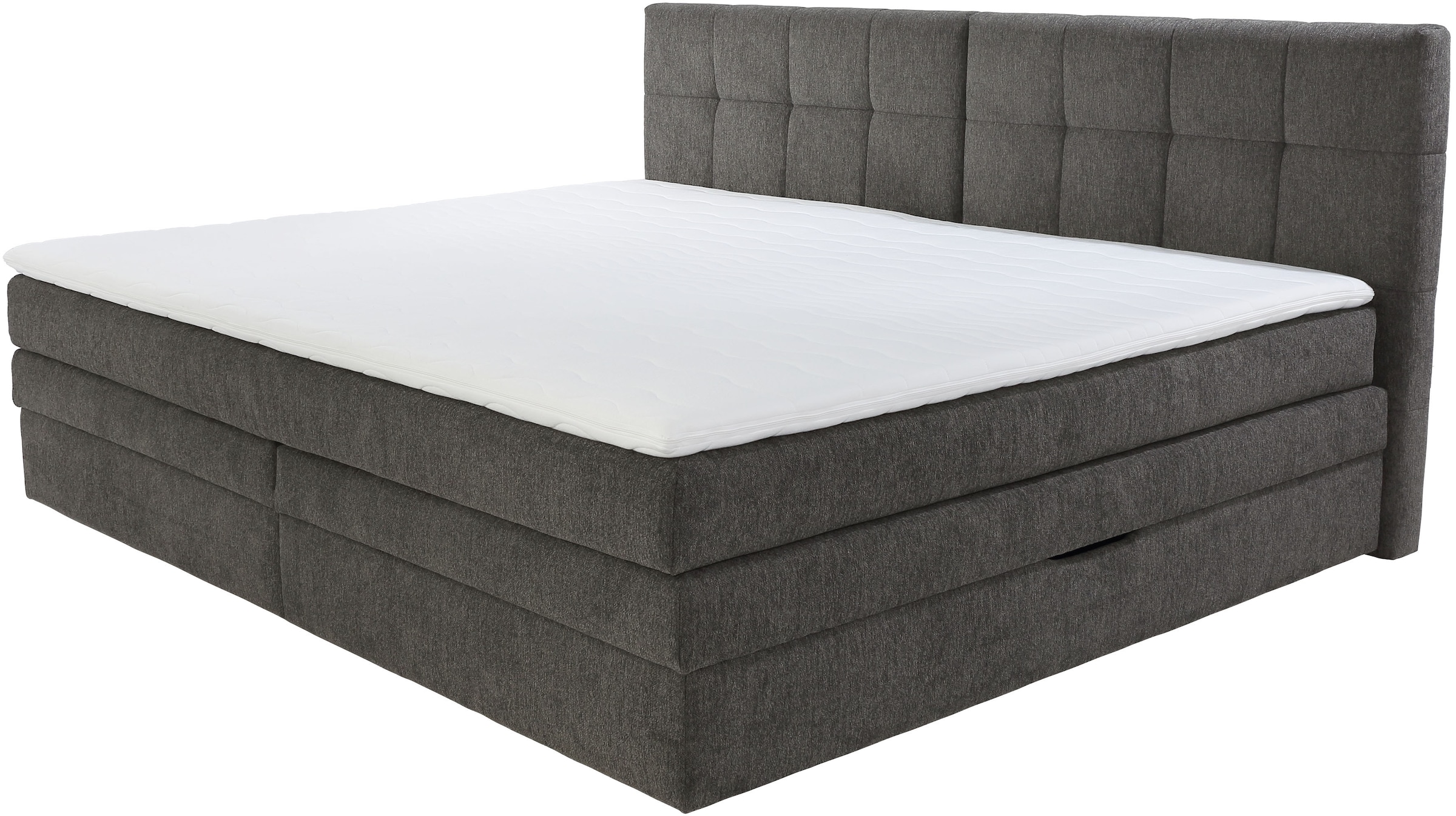 Jockenhöfer Gruppe Boxspringbett »Casa Grande in der Breite 240cm, Familienbett mit riesigem Bettkasten«, 7-Zonen-TTFK-Matratze, KS-Topper, verschiedene Härtegrade wählbar