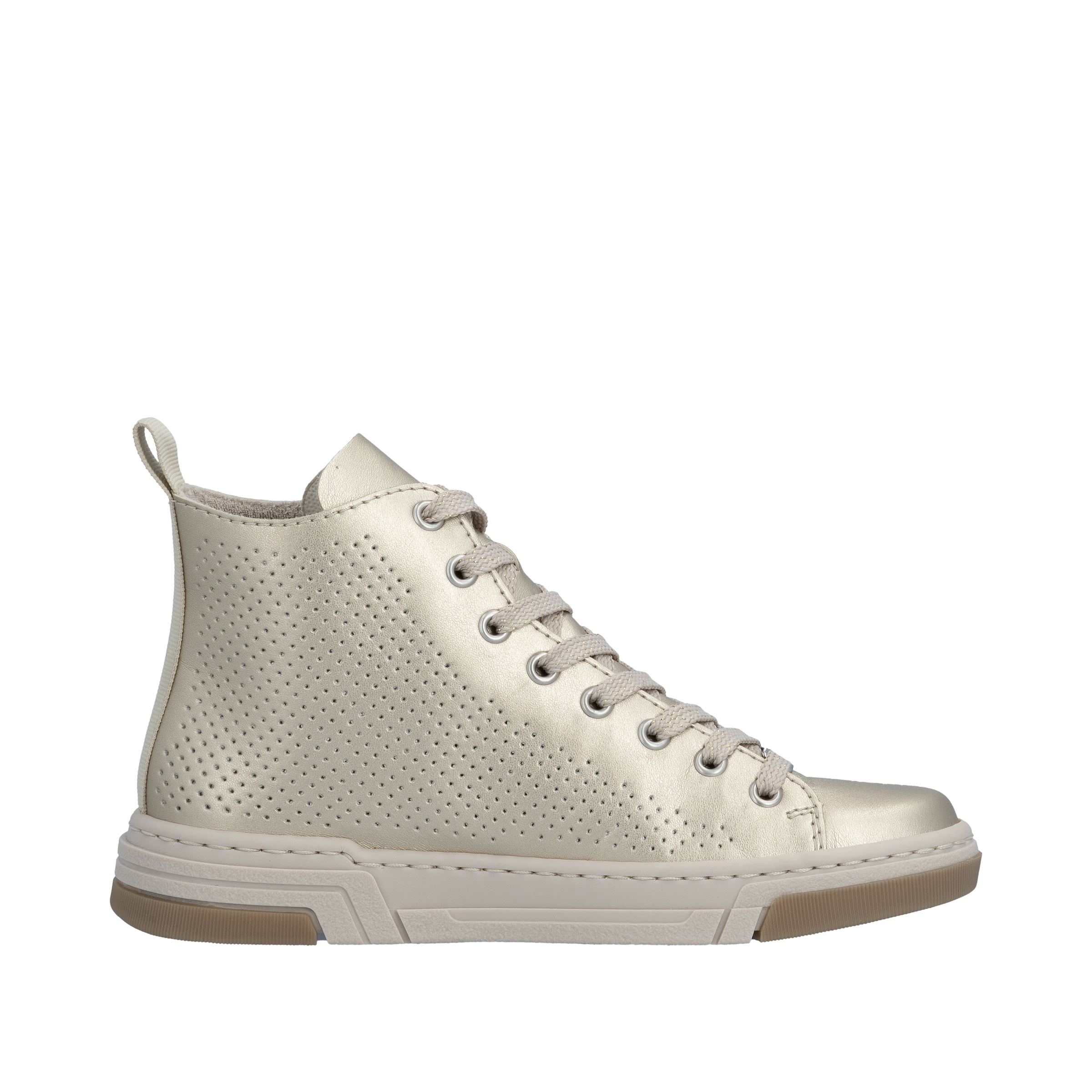 Rieker Sneaker  High Top-Sneaker, Freizeitschuh, Schnürschuh mit Plateausohle