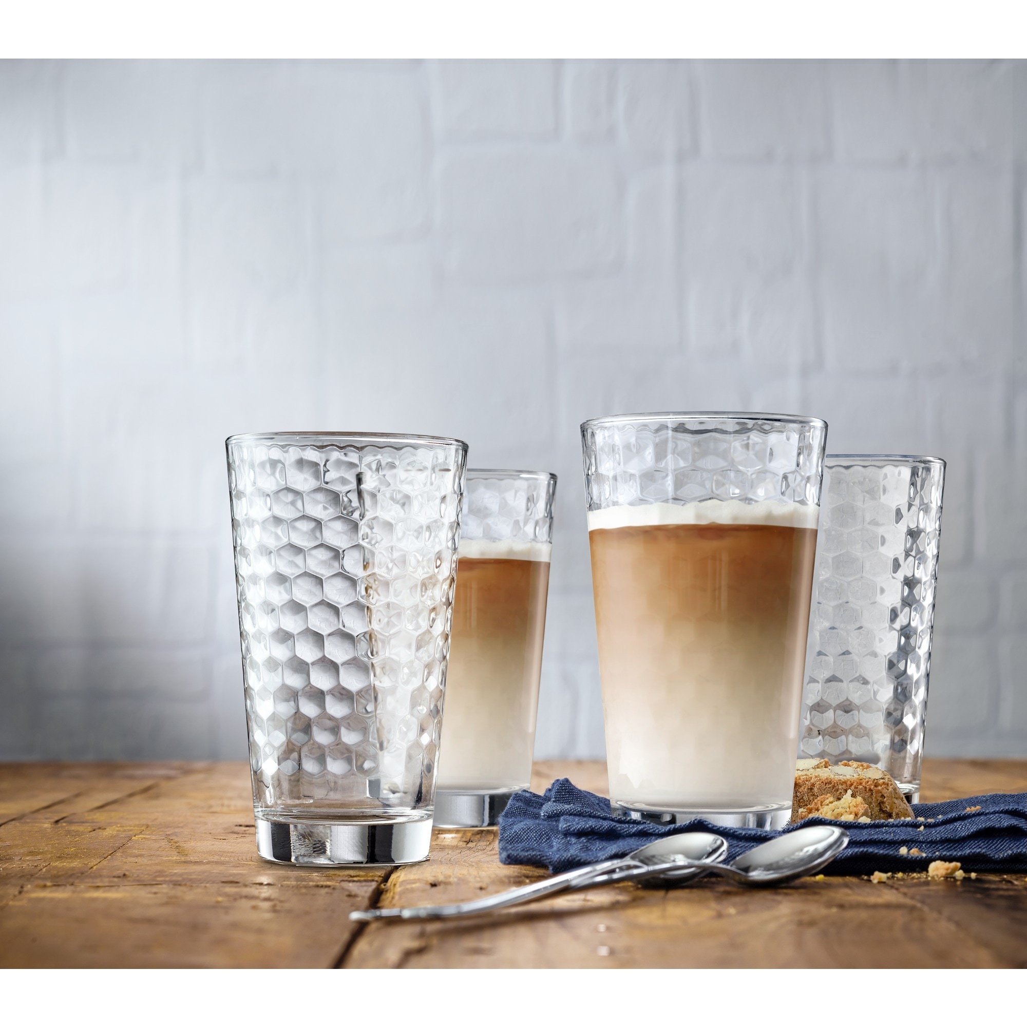 WMF Gläser-Set »CoffeeTime«, (Set, 4 tlg.), Hitzebeständiges Glas, 4-teilig