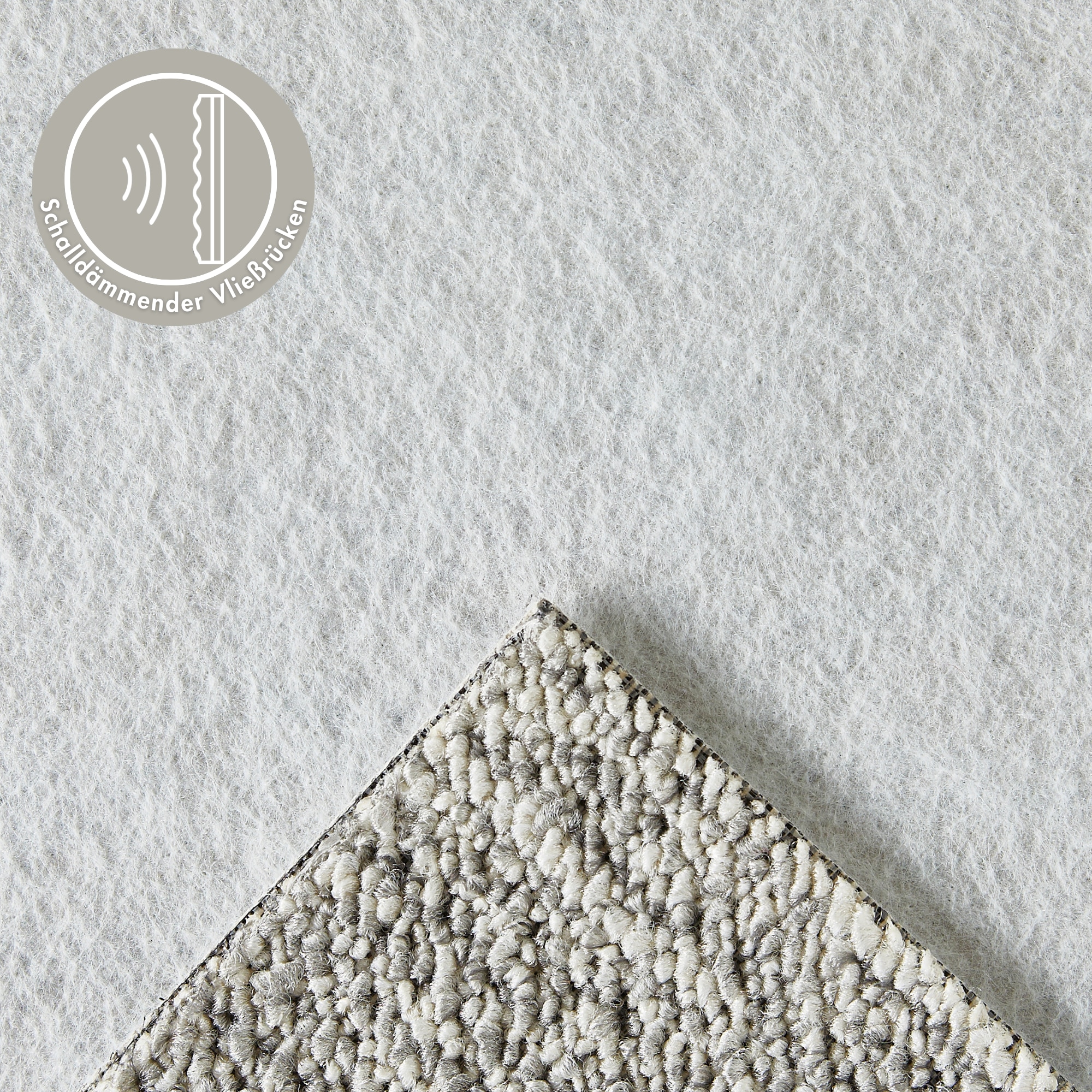 Andiamo Teppichboden »Joe, Schlinge, Made in Netherlands«, rechteckig, 6 mm Höhe, Breite 400 cm, meliert, Wohnzimmer, strapazierfähig & robust